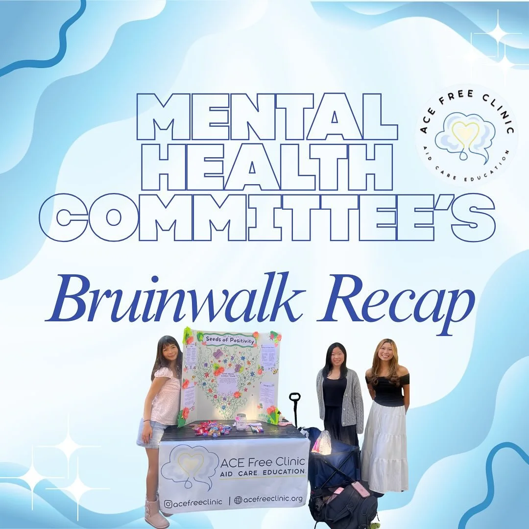Mental Health Committee&rsquo;s Bruinwalk Recap! 🧠💙 Our Mental Health Committee set up a wonderful table this week on Bruinwalk where students could write a note, earn a free snack, and learn more about mental health! Look out for another committee