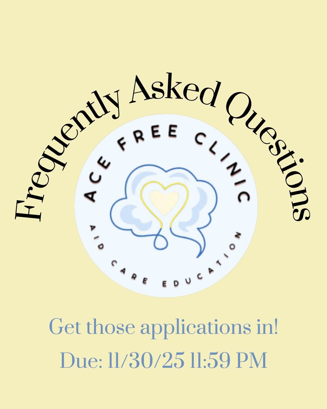 Still have some lingering questions about ACE? Check out the answers to frequently asked questions during application season! ❄️ If you still have questions, send us a DM or email via acefcrecruitment@gmail.com! Make sure to get those applications in