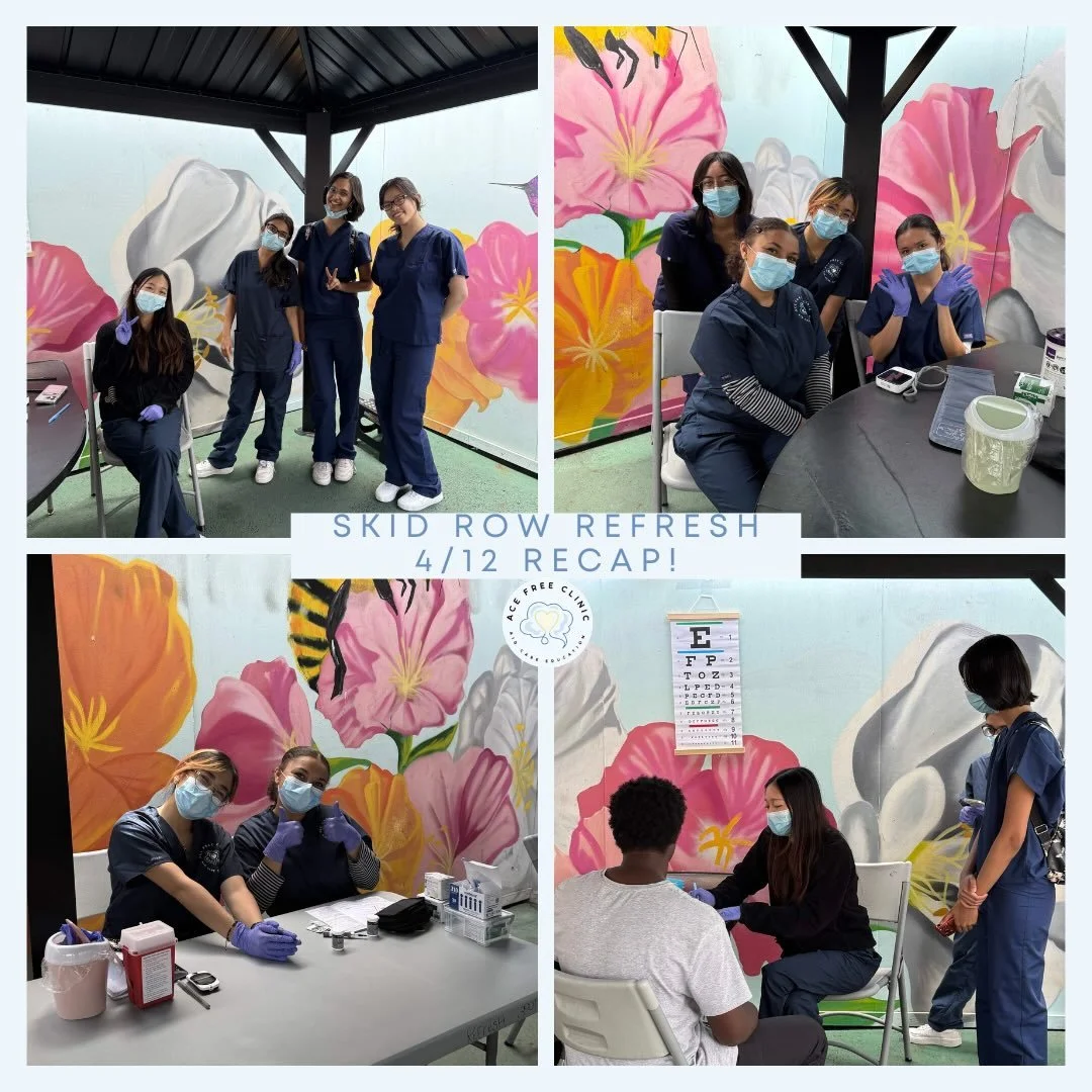 What a perfect day our ACE volunteers had at another Skidrow Refresh clinic 🤩💙 We appreciate your hard work and effort to give back to our community! Stay tuned for more clinics to come this quarter❕❕❕