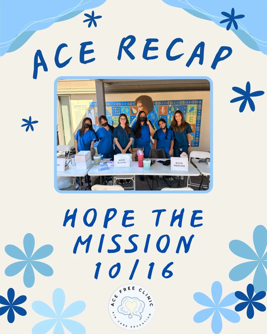 More than just screenings, it&rsquo;s about showing up for one another! 🩵🌼

Back at Hope the Mission for another day filled with teamwork, compassion, and community care! A huge thank you to our wonderful volunteers for bringing their time, energy,