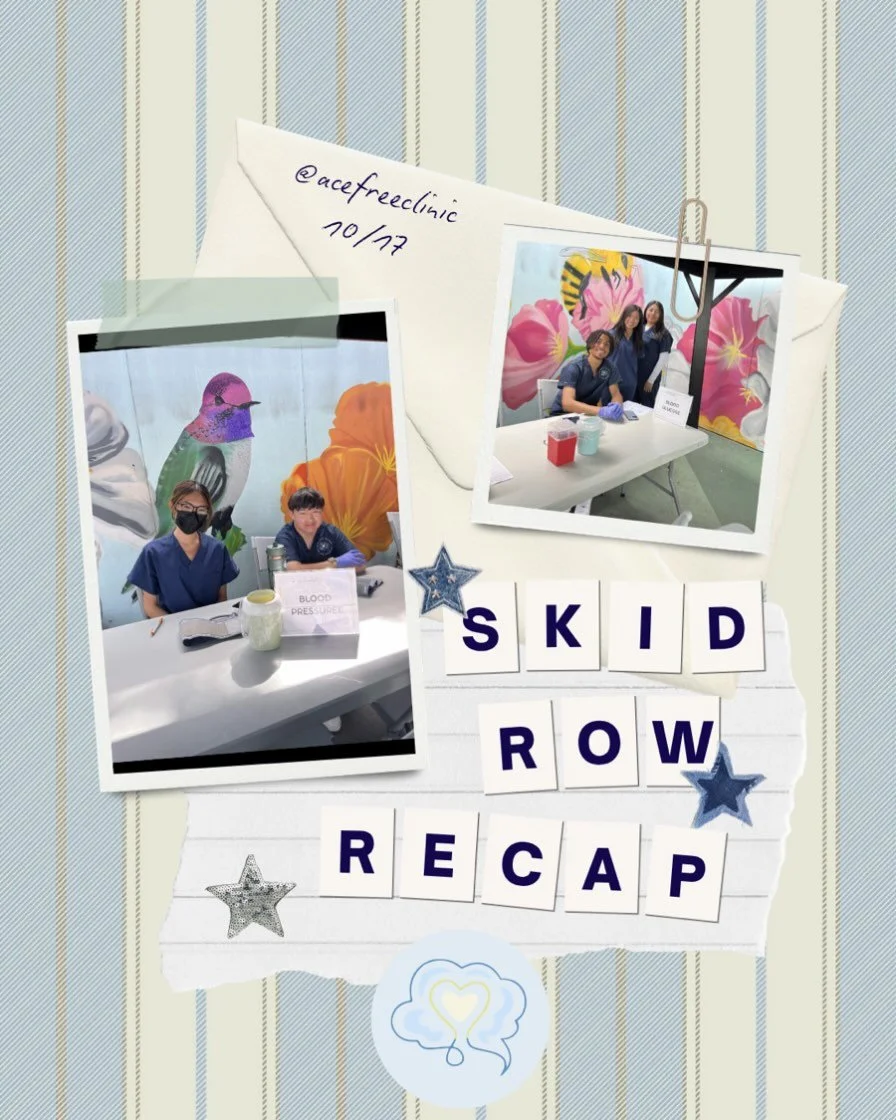 Scrapbooking another day of smiles and service! 

Our ACE Free Clinic team returned to Skid Row Refresh for another incredible day of giving back! From blood pressure checks to blood glucose screenings, we&rsquo;re grateful for every opportunity to m