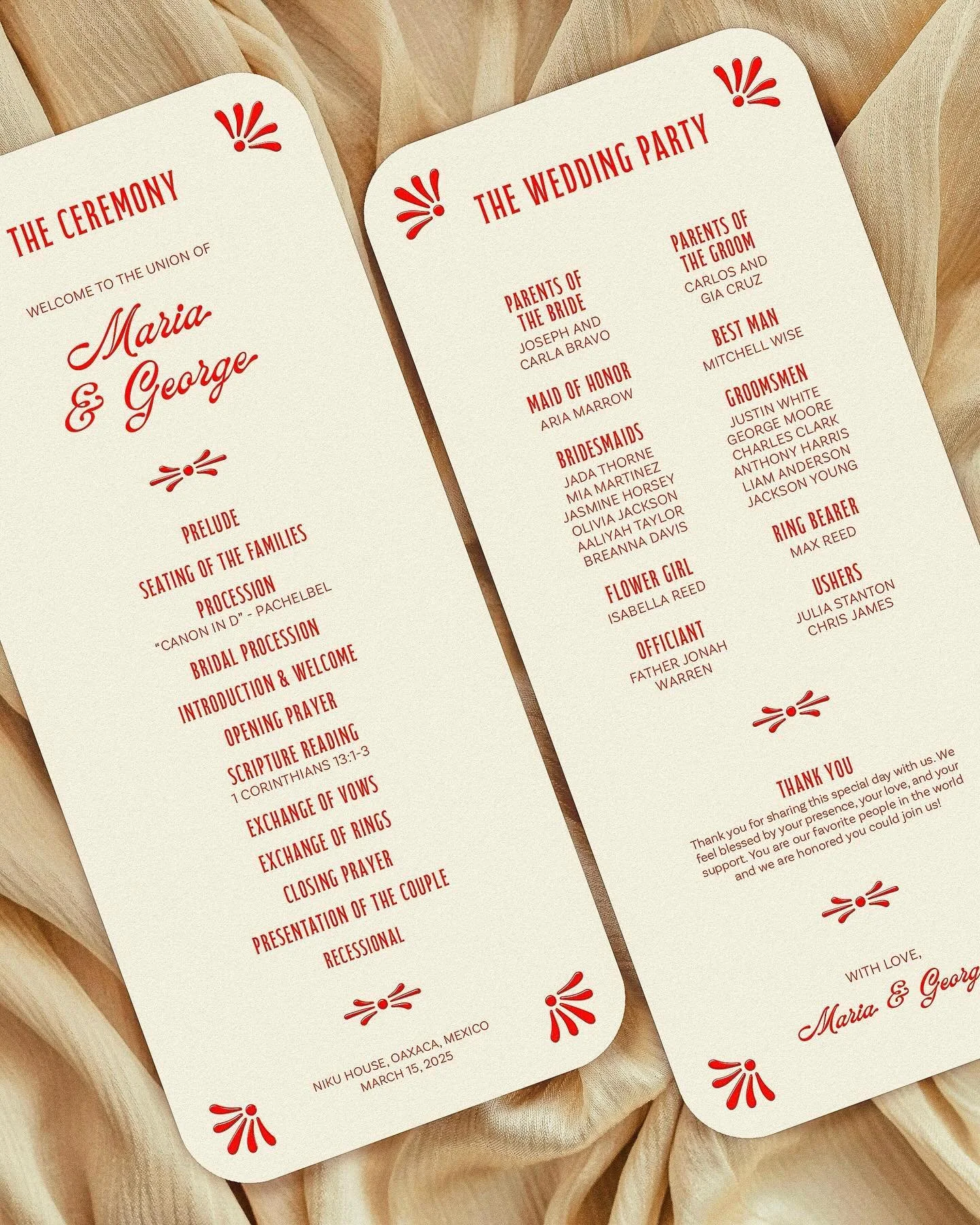 On the 9th Day of Christmas, get ready to salsa the night away with our Fiesta suite! 💃🏻💃🏼💃🏽

Imagine your wedding as a tropical destination celebration, where vibrant fiesta vibes set the stage. On our Fiesta program, bold pops of red mirror t