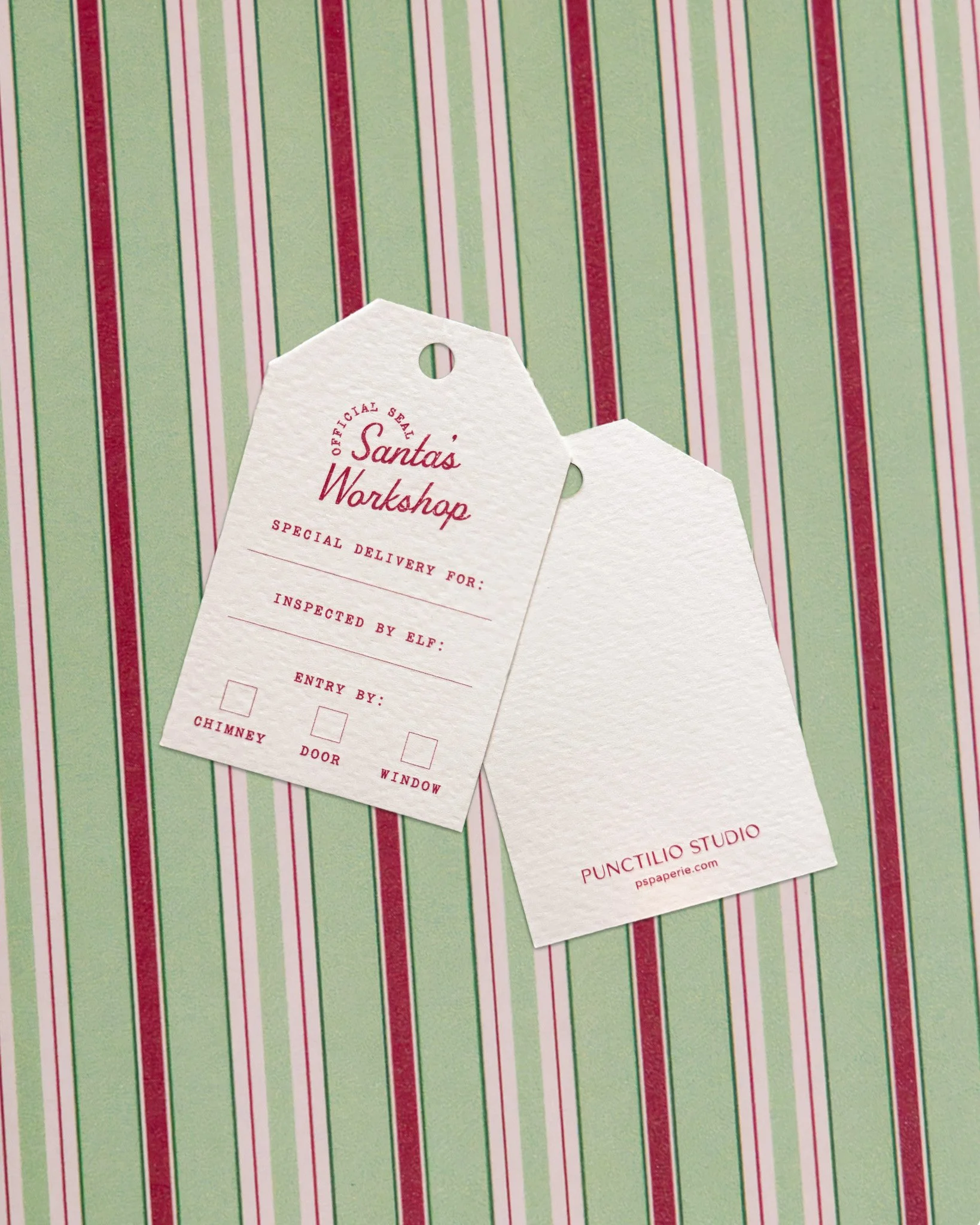 Gift Tags - Santa's Workshop (Set of 10)