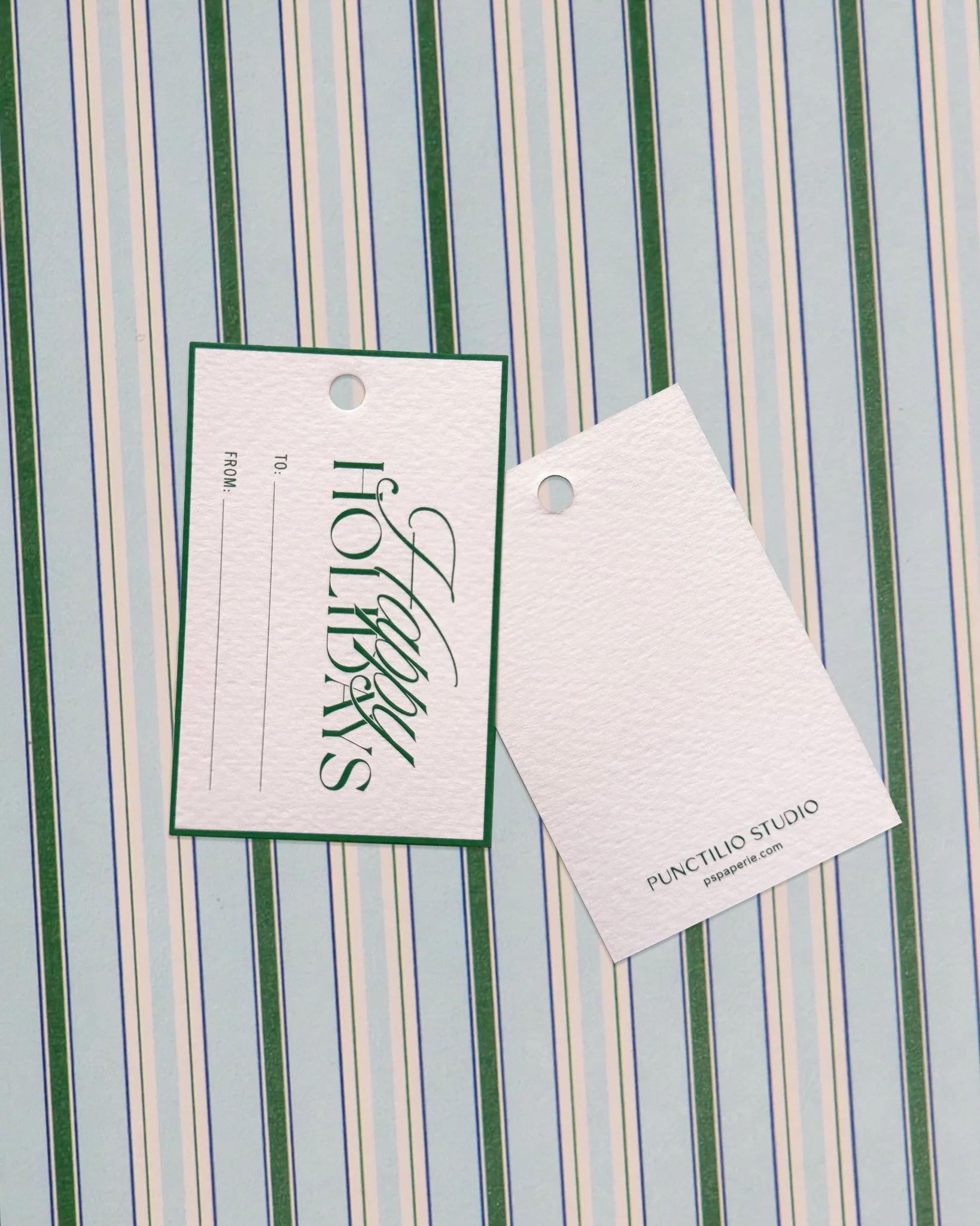 Gift Tags - Happy Holidays (Set of 10)