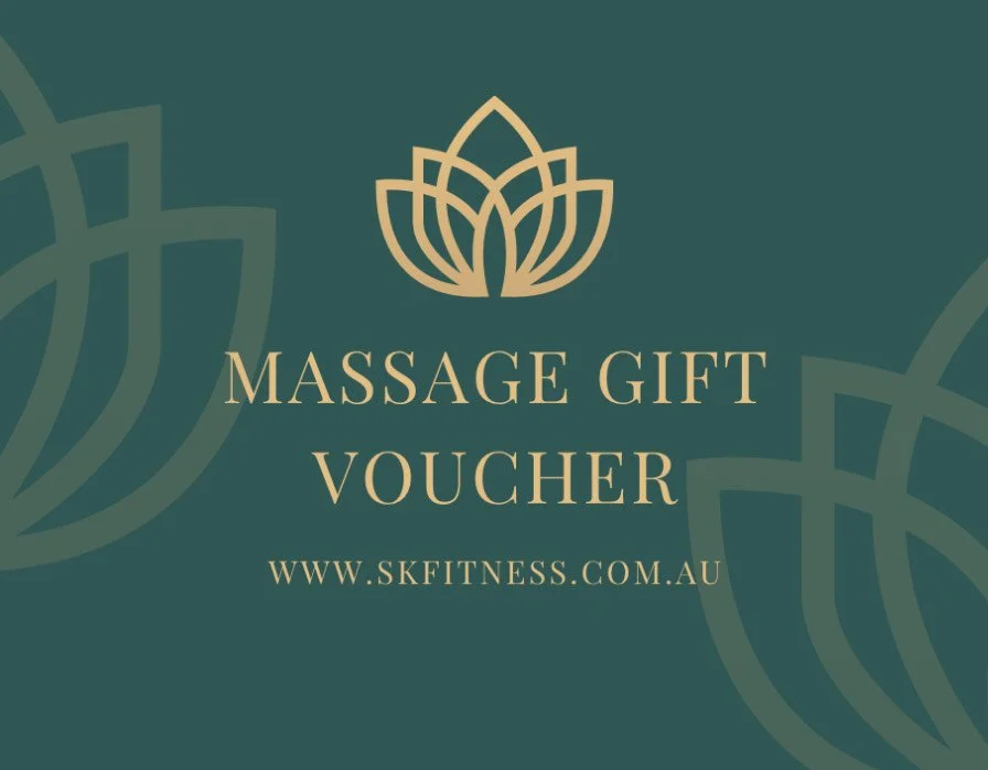 Inhouse 60 min. Massage Gift - Voucher (physical - pick up only)
