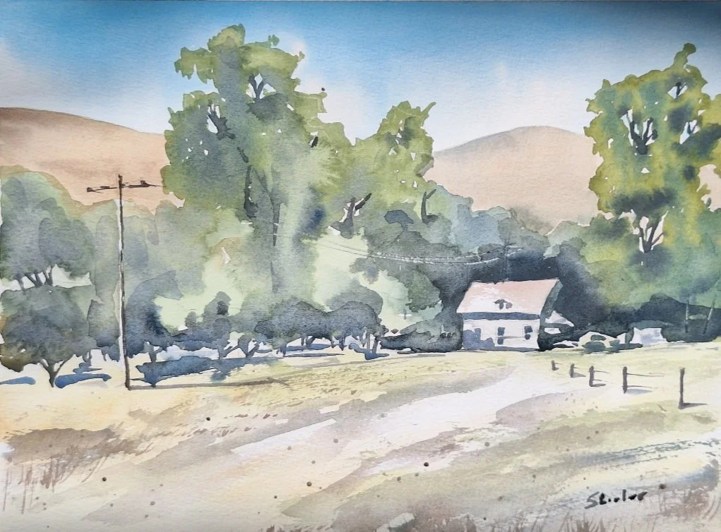 Harmony: Watercolor Landscapes for Beginners: “Harmony Ranch”