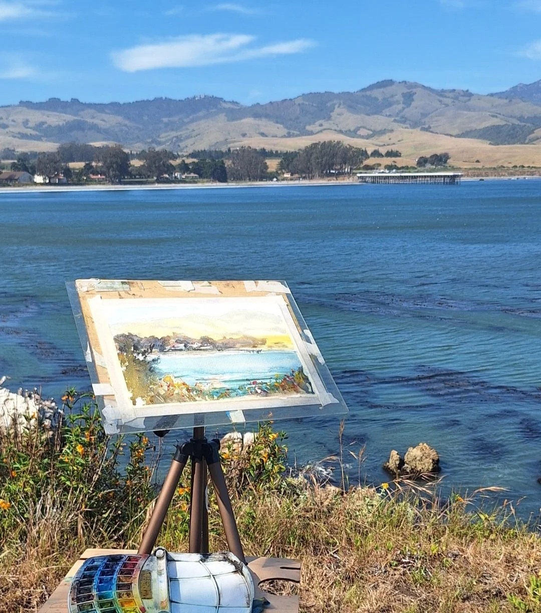 Central Coast Watercolor Art