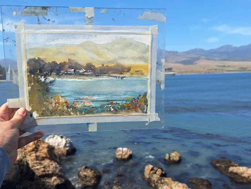 Central Coast Watercolor Plein Air