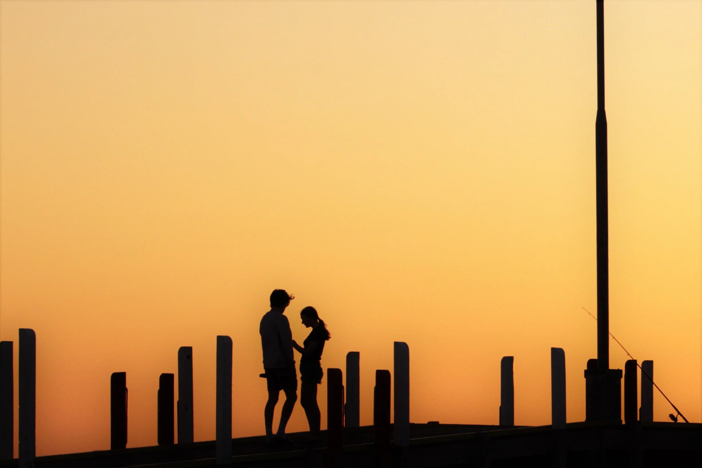 Sunset Couple, Inverloch Pier