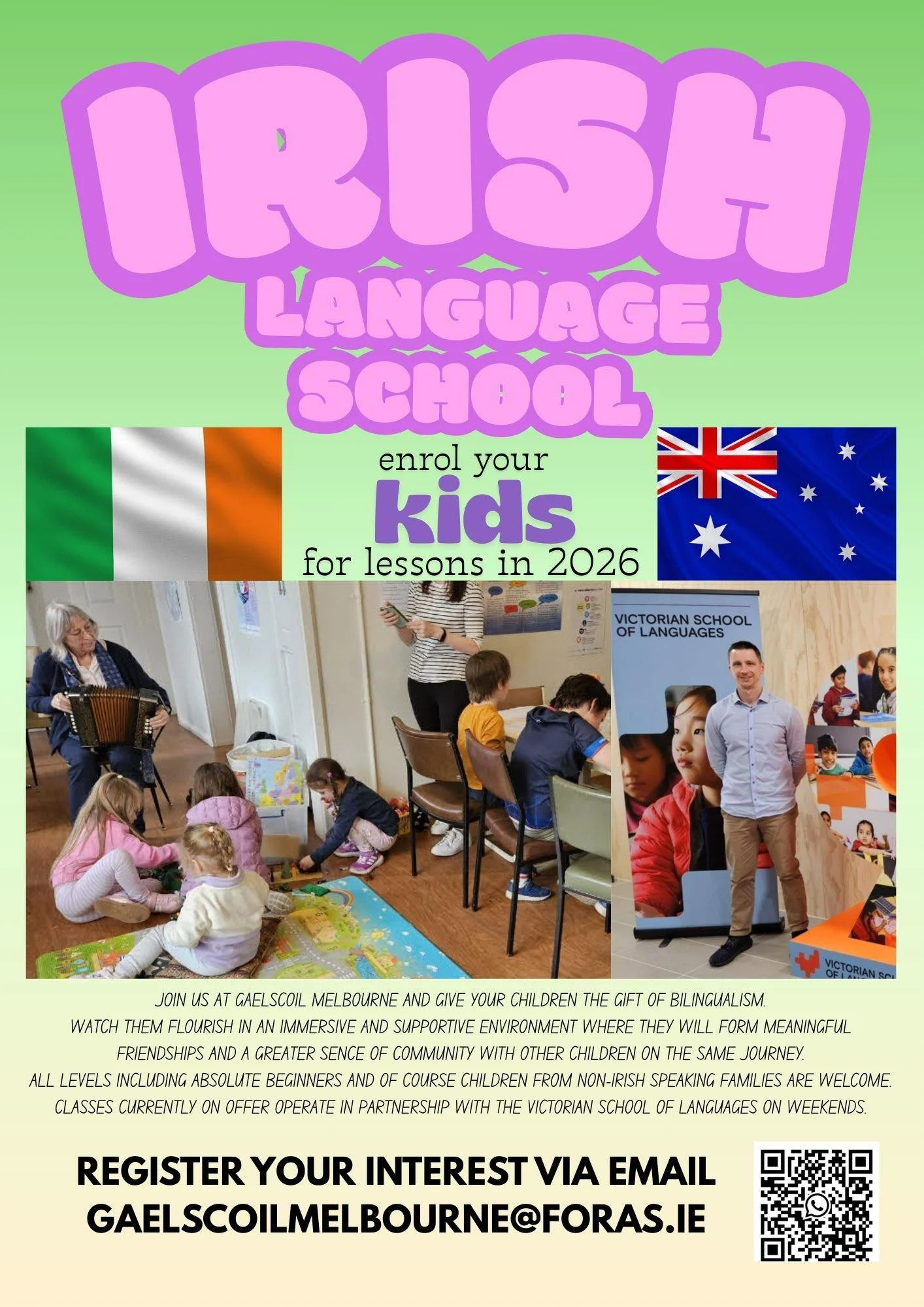 Gaelscoil Melbourne Accepting Enrolments