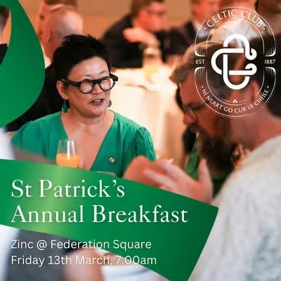 Celtic Club St Patrick’s Day Breakfast
