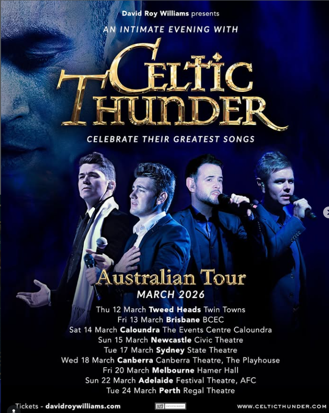 Celtic Thunder at Hamer Hall