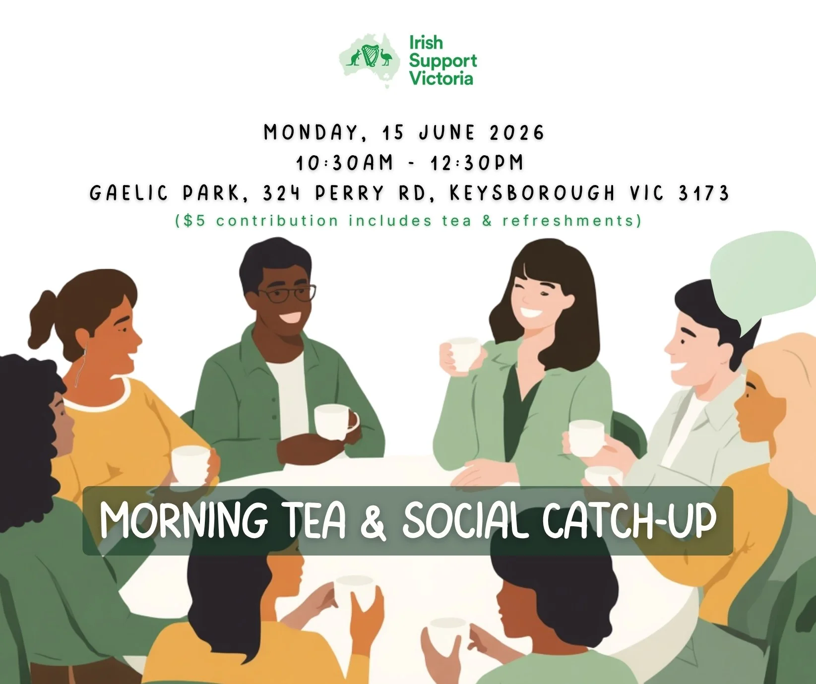 Irish Support Victoria morning tea @ Gaelic Park 