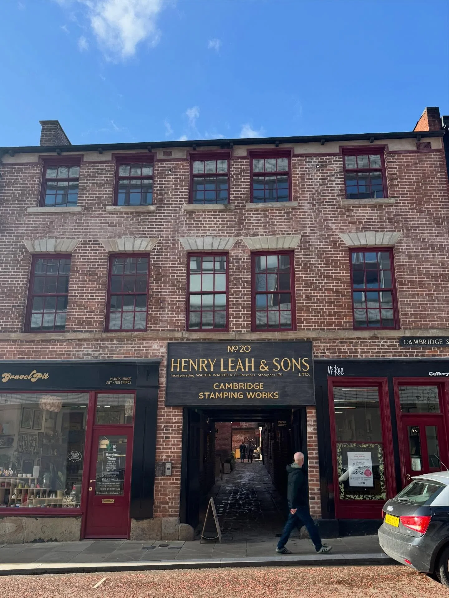 The sky is looking absolutely beautiful today and we're open, come hide away from the derby day madness and lose yourself in one of our wonderful independent shops ✨