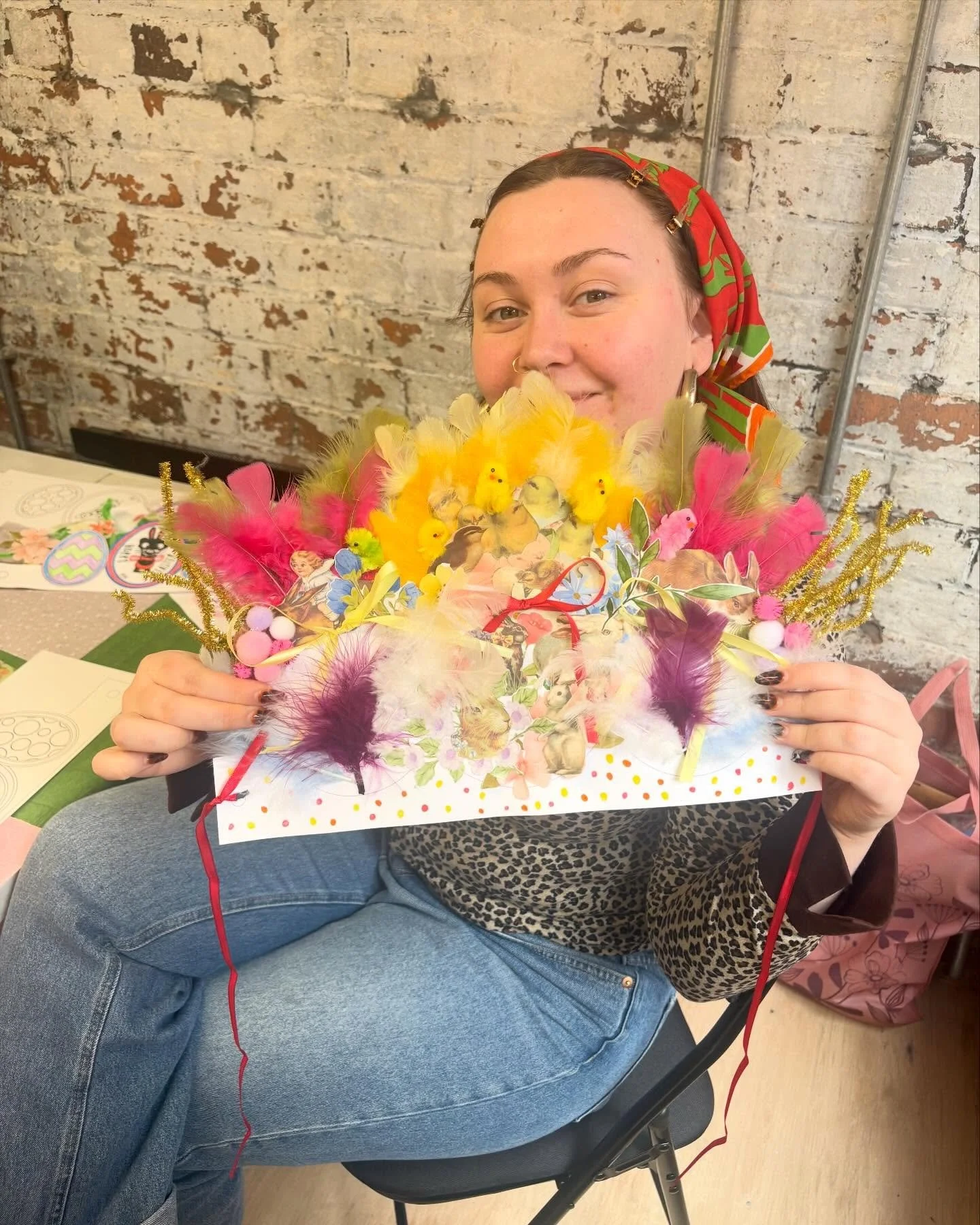 We&rsquo;re having such a lovely time at the @petemckee Easter bonnet workshop, so many creative designs coming together 👩&zwj;🎨

We&rsquo;ll be here until 3pm today, so come down to the yard and join us 🐣🪺