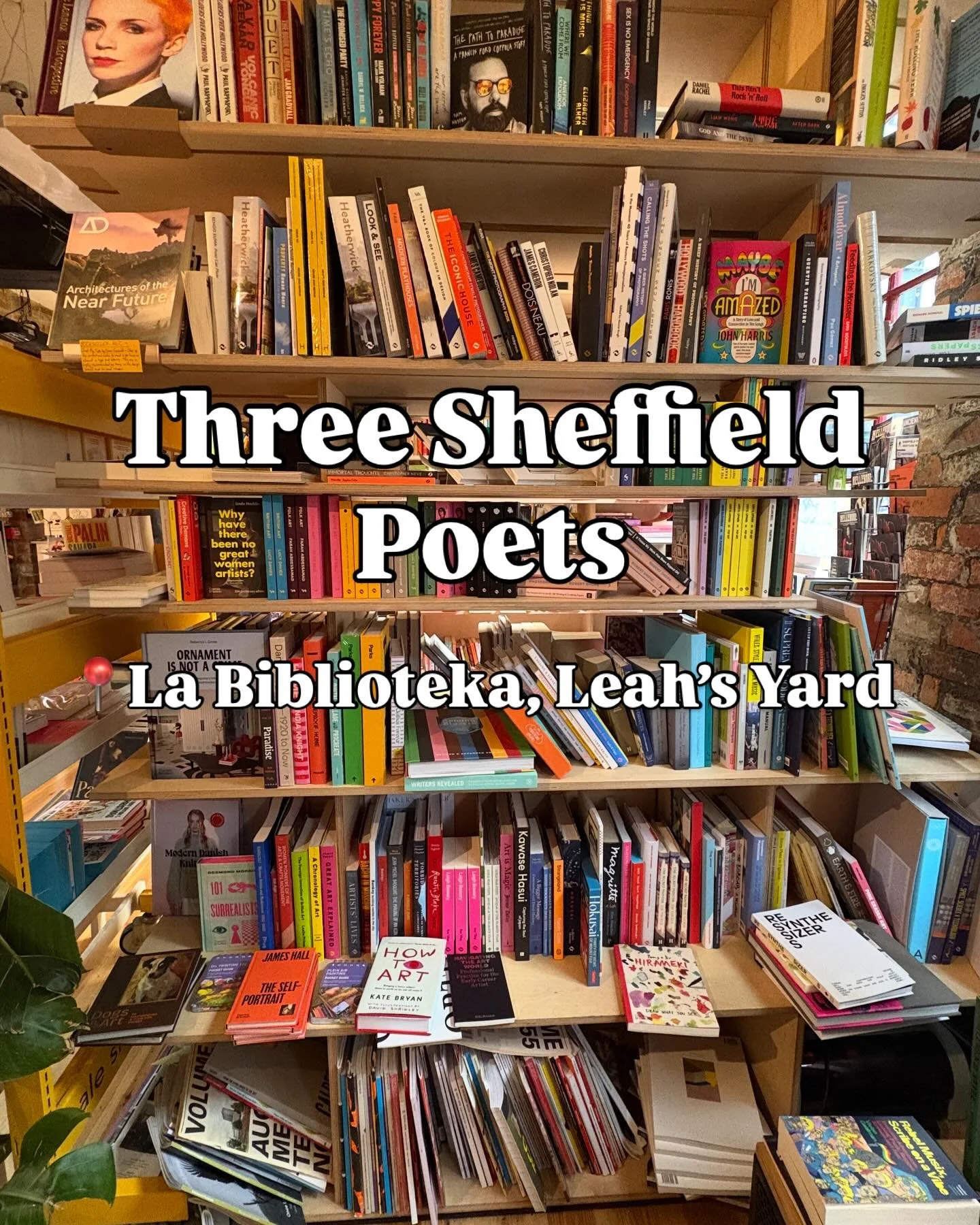 We&rsquo;re really looking forward to welcoming three brilliant Sheffield poets for an intimate evening of readings.

Helen Mort, @suzannahevansfurnass and @molly.naylor will be heading to @labiblioteka as part of the @sheffieldindiebookfest Fest for