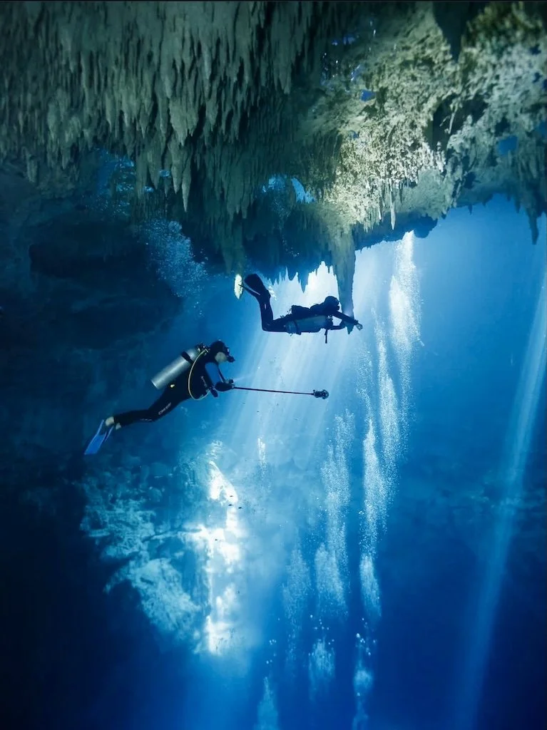 The Pit cenote diving in Tulum