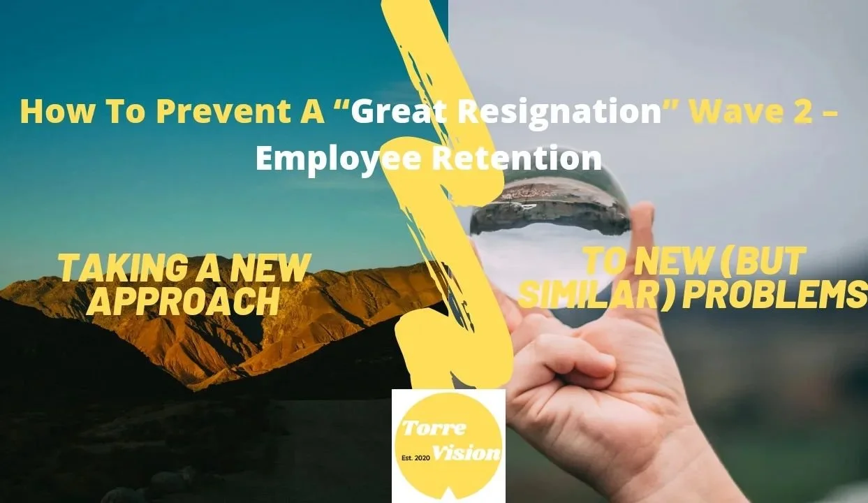 🎁🎯 A new blog exploring and explaining unusual ways employers / companies can use to prevent a "Great Resignation" Wave 2 - Focusing on employee retention via compensation strategies using a value-based approach and not anymore a time-bas