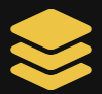 Stack of three yellow folders or files