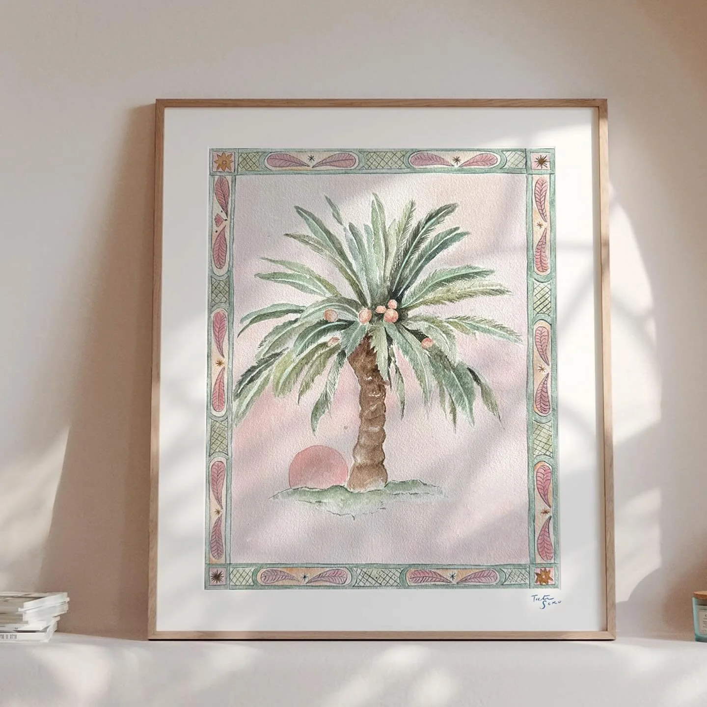 ✹ Painted during my first month in Mentawai, Indonesia &mdash; island days, palms and sun on paper.

⊙
✺

&ldquo;Good habits create good art. The way we do anything is the way we do everything. &ldquo;  R. Rubin