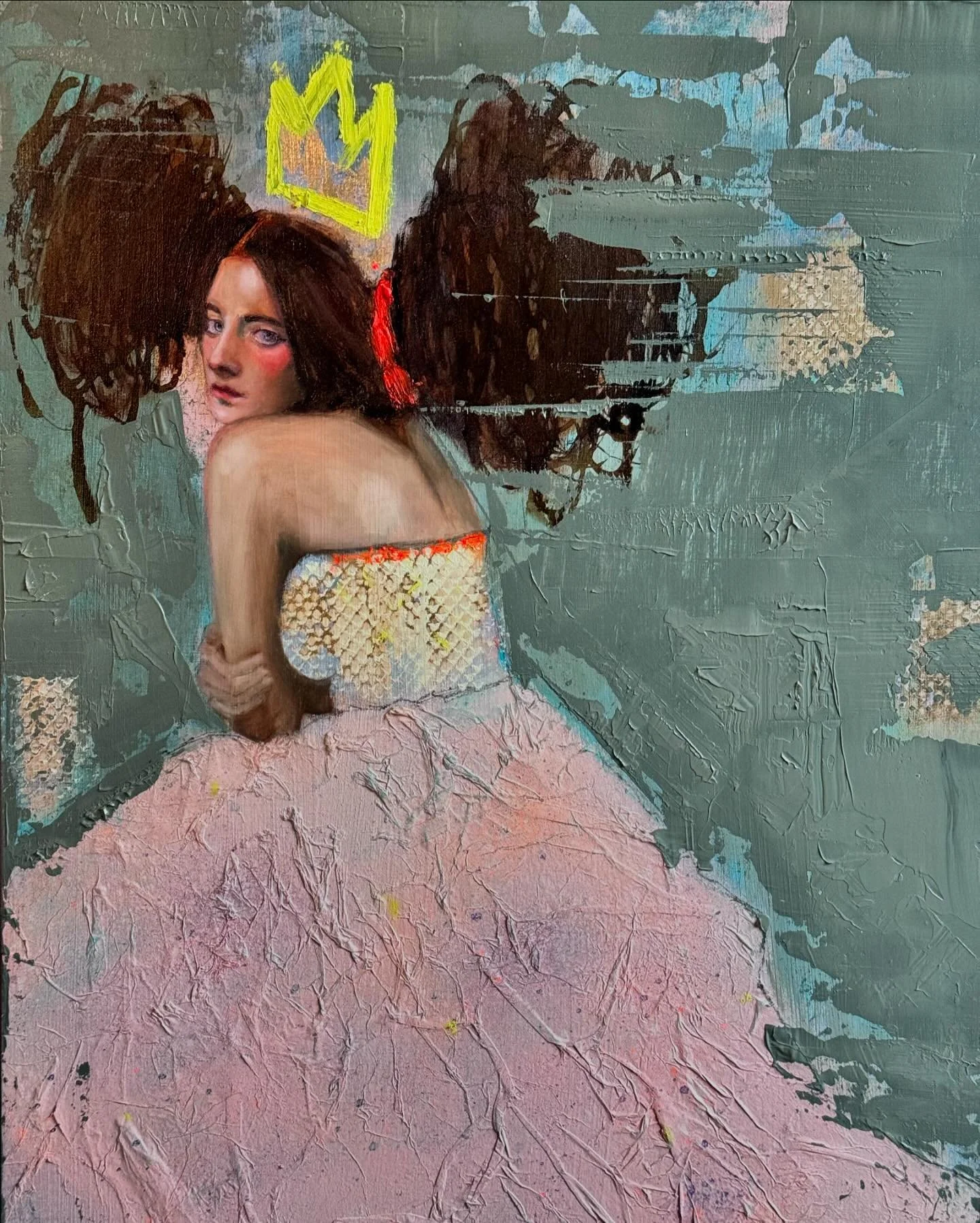 There&rsquo;s still time to see this piece @salford_museum before it heads out to the collector&rsquo;s home in Berlin 🇩🇪. It&rsquo;s being exhibited until 1st December as part of Salford Museum Open 2024 alongside many other talented artists. 
202