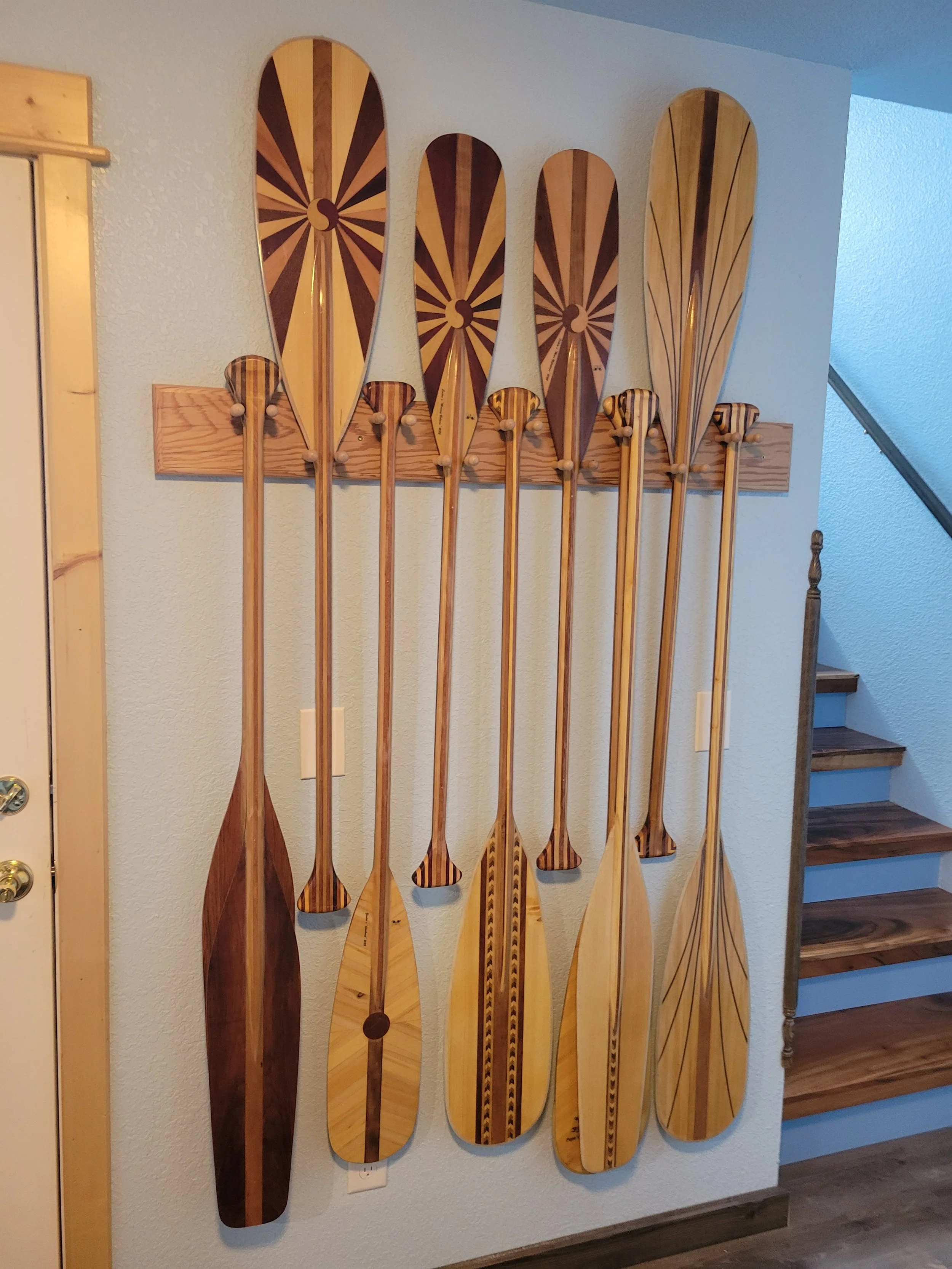 Custom Oars & Holder