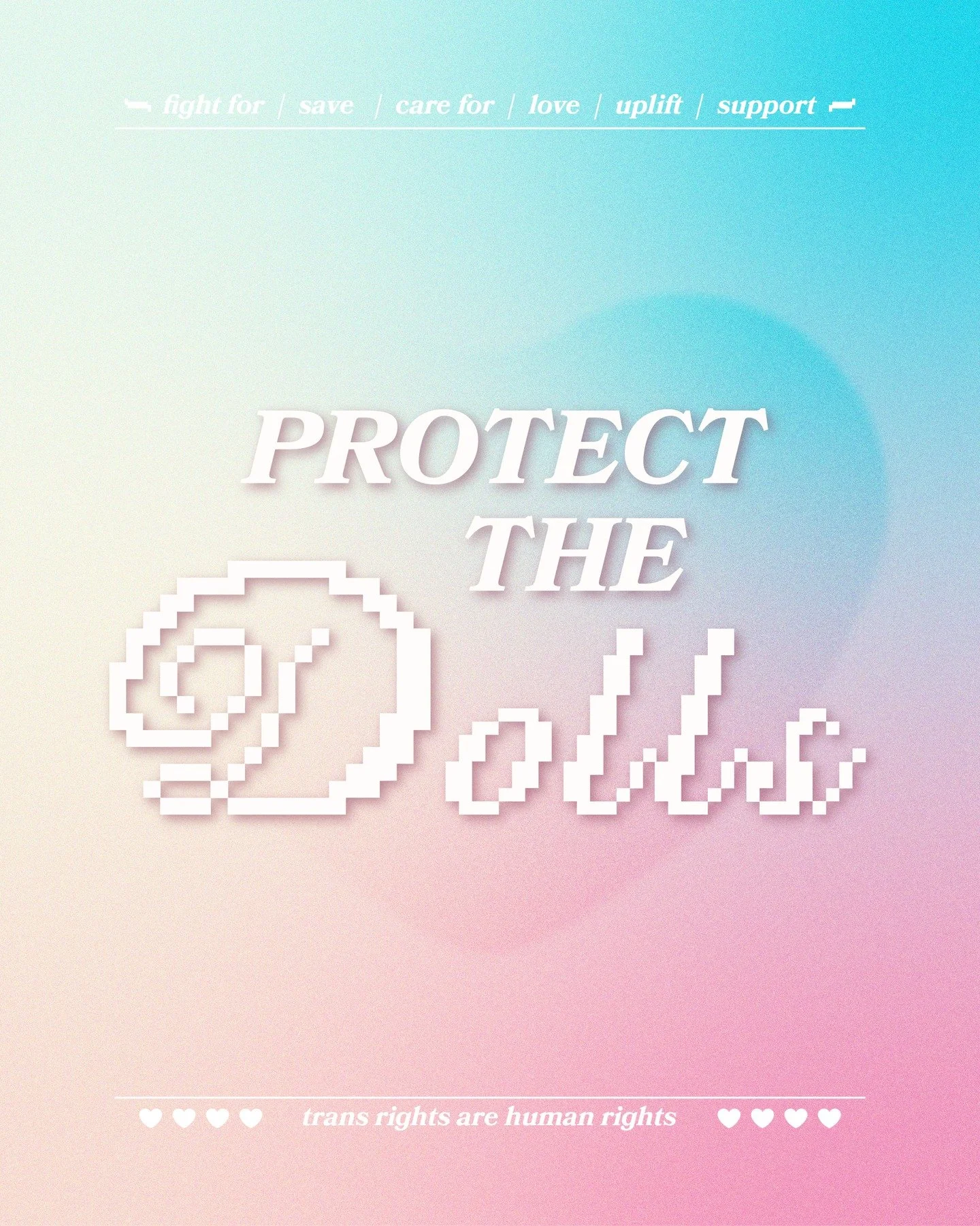 Pride felt so different this year, it feels like we've taken so many steps back. I just wanted to show my support and say that if you are trans, non binary or outside societies restrictive gender binary, you are loved by me and so many others. I shar