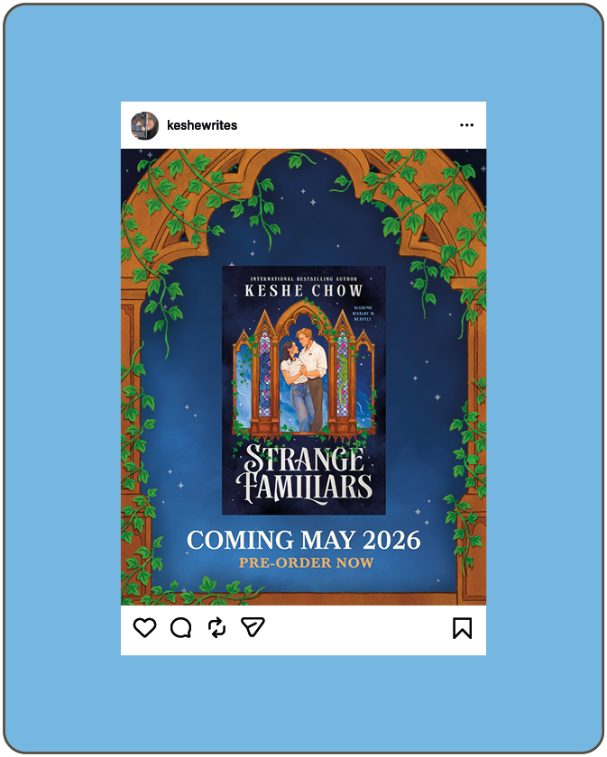  Strange Familiars  - Social Media
  Designs  