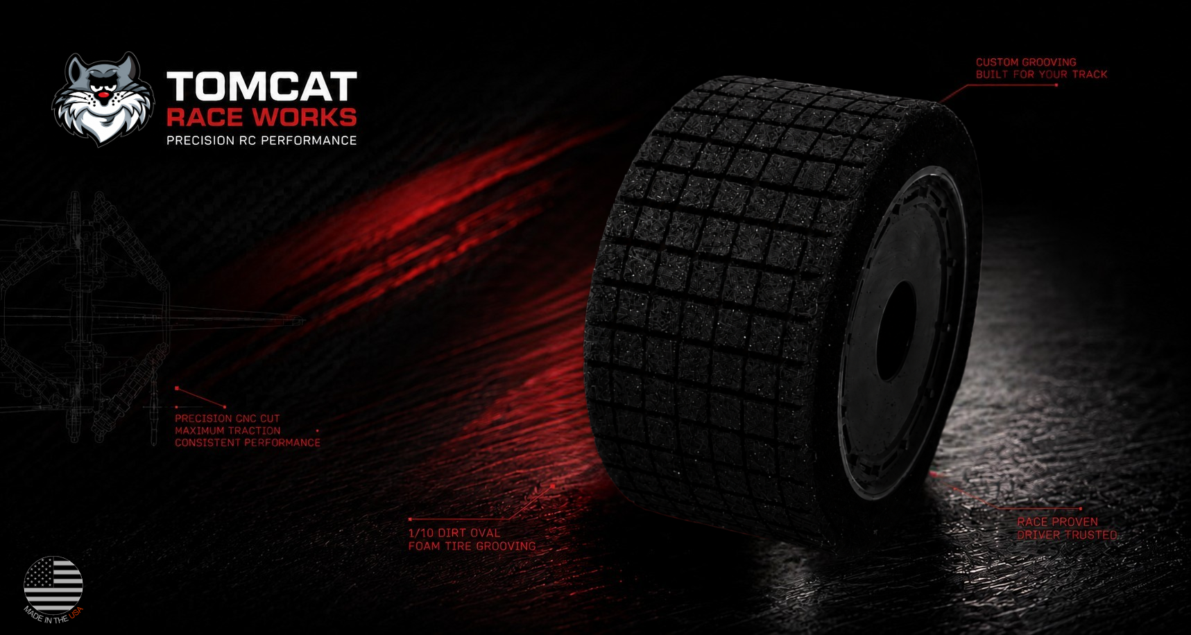 Custom Cut Rear Tires