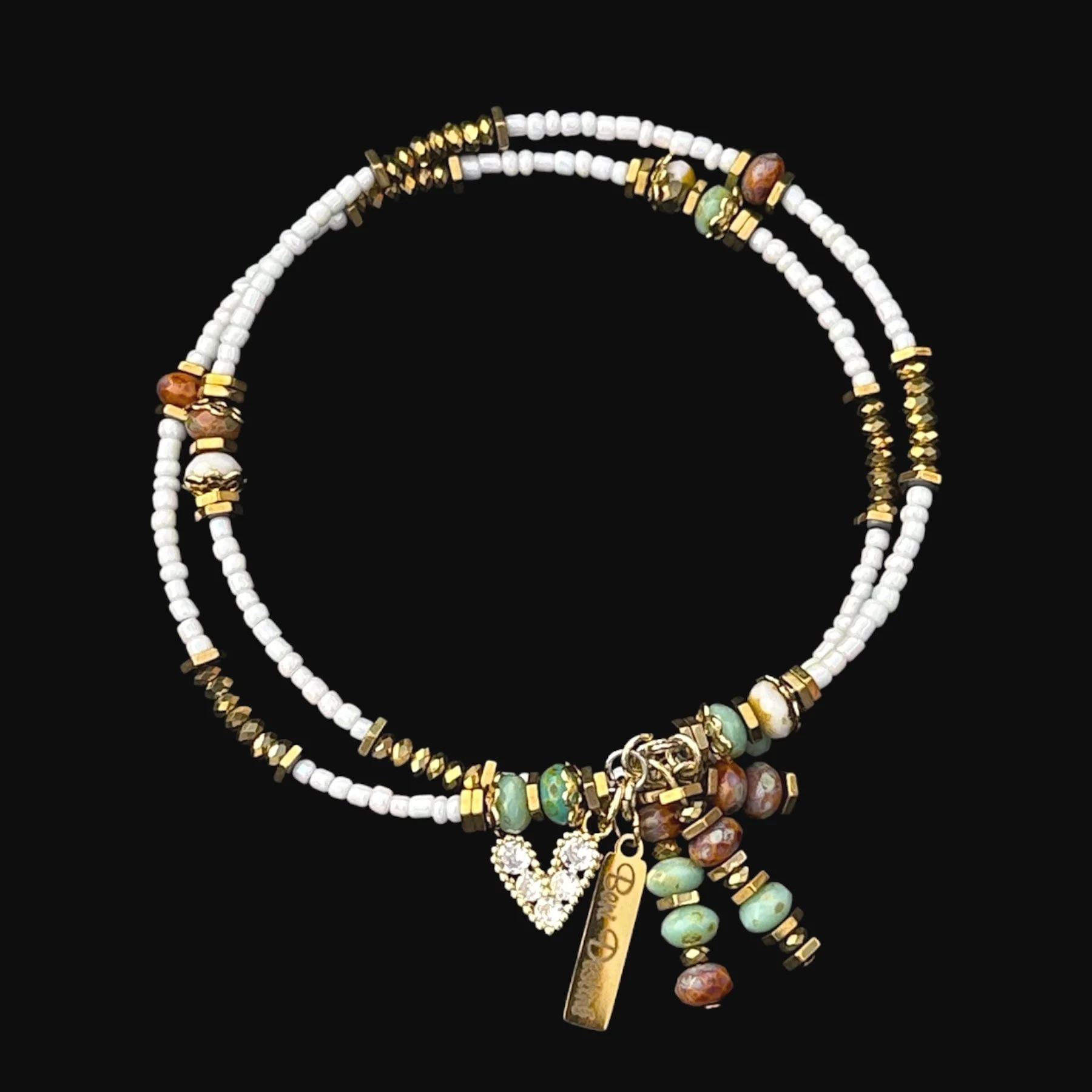 Softly Seeded Mini Wrap Bracelets