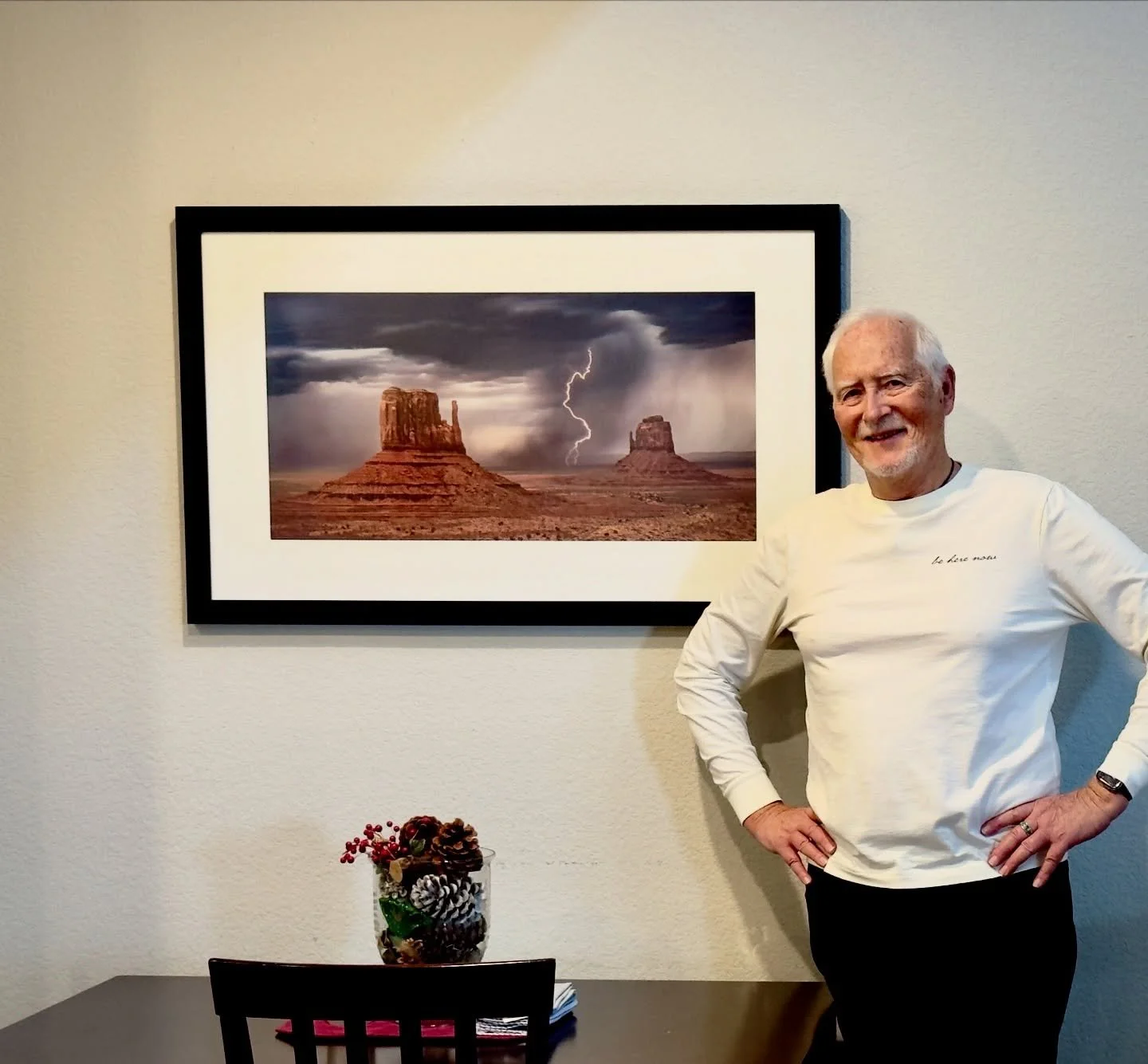 Terre has been wanting some of my art up on our walls for quite awhile now. So the first one to go up, I posted a few days ago and then this one arrived from Germany two days ago. I&rsquo;m super happy with the way it turned out, both the printing on