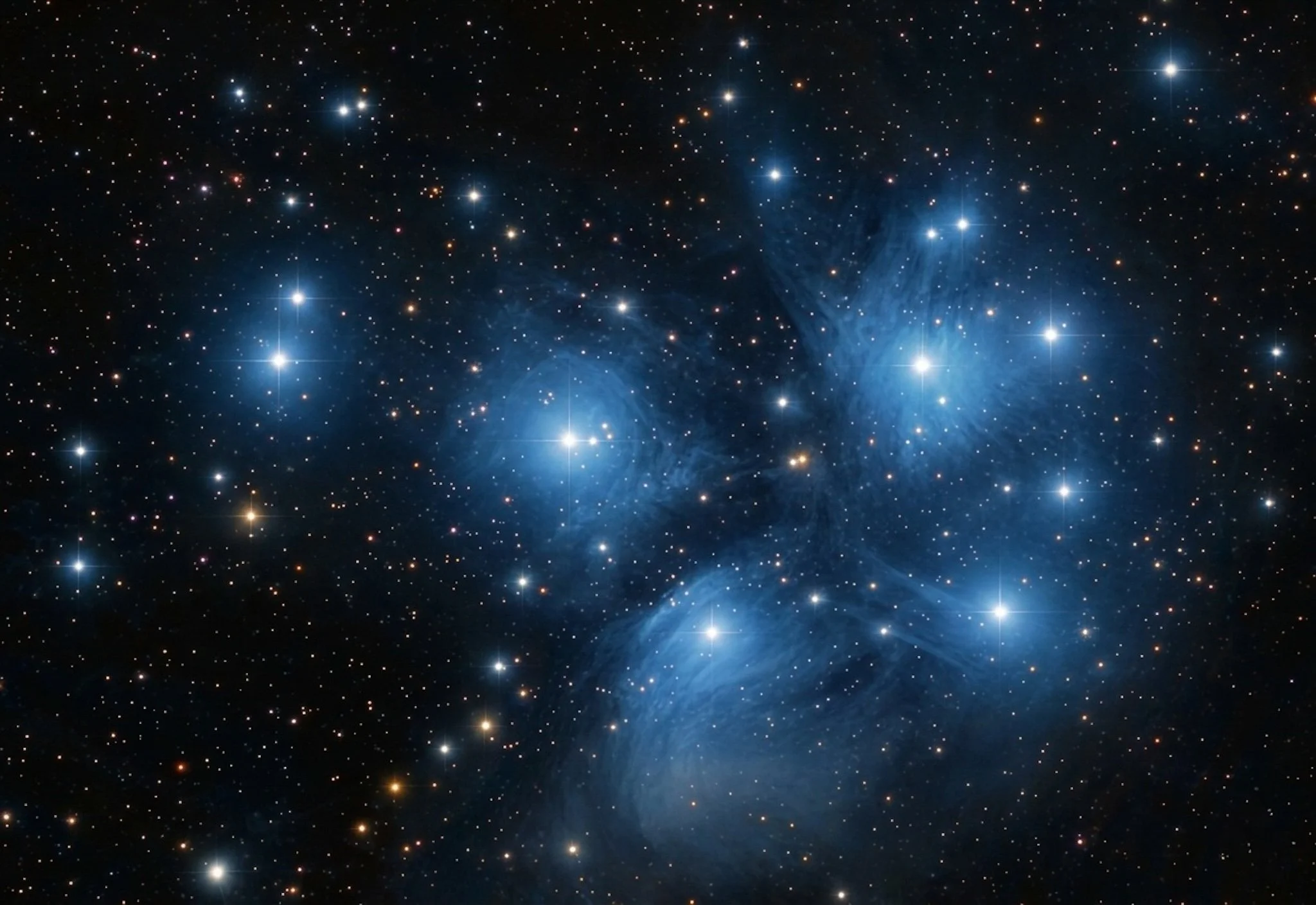 Hidden Splendor of the Pleiades
