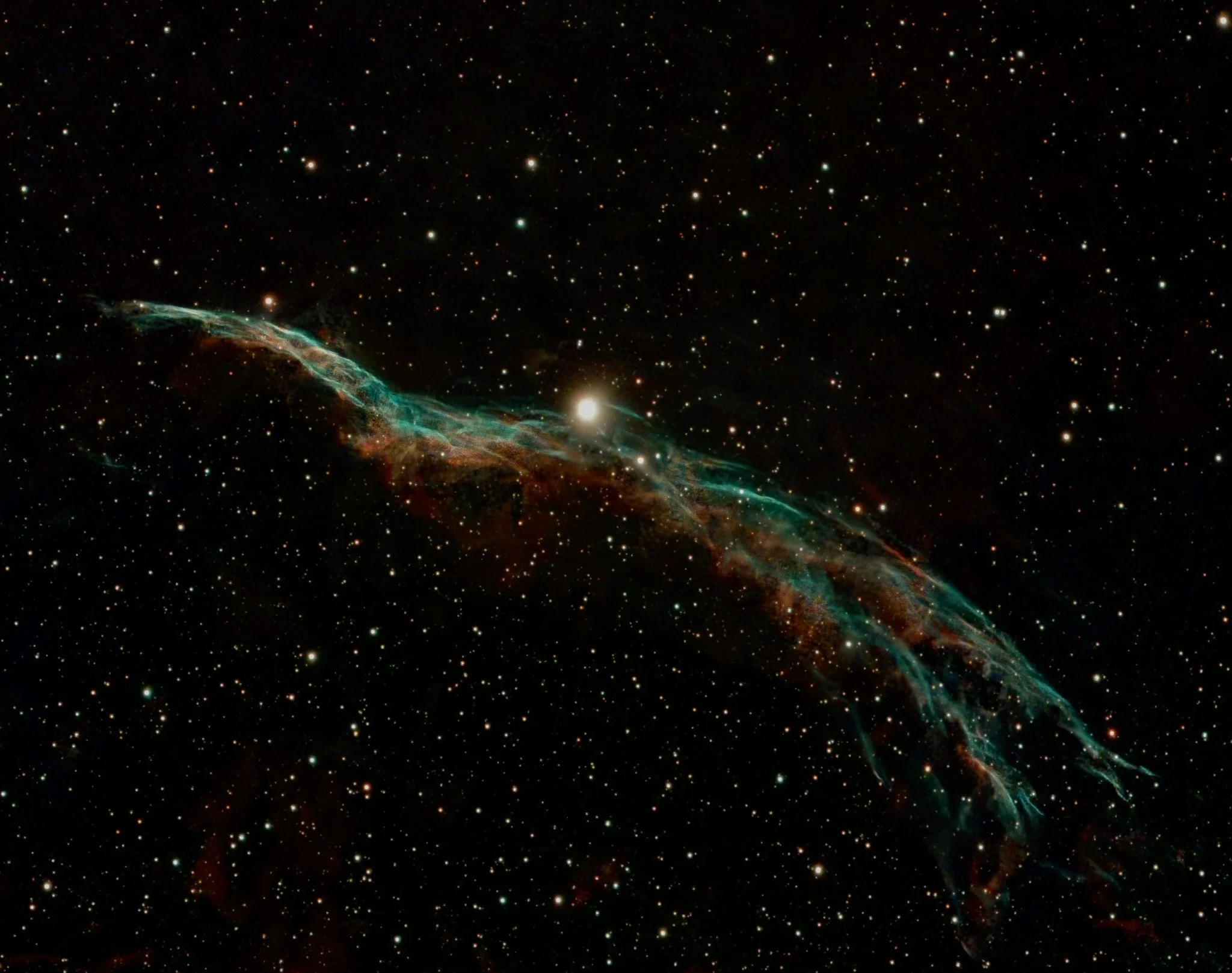 Swept Away by the Witch's Broom Nebula