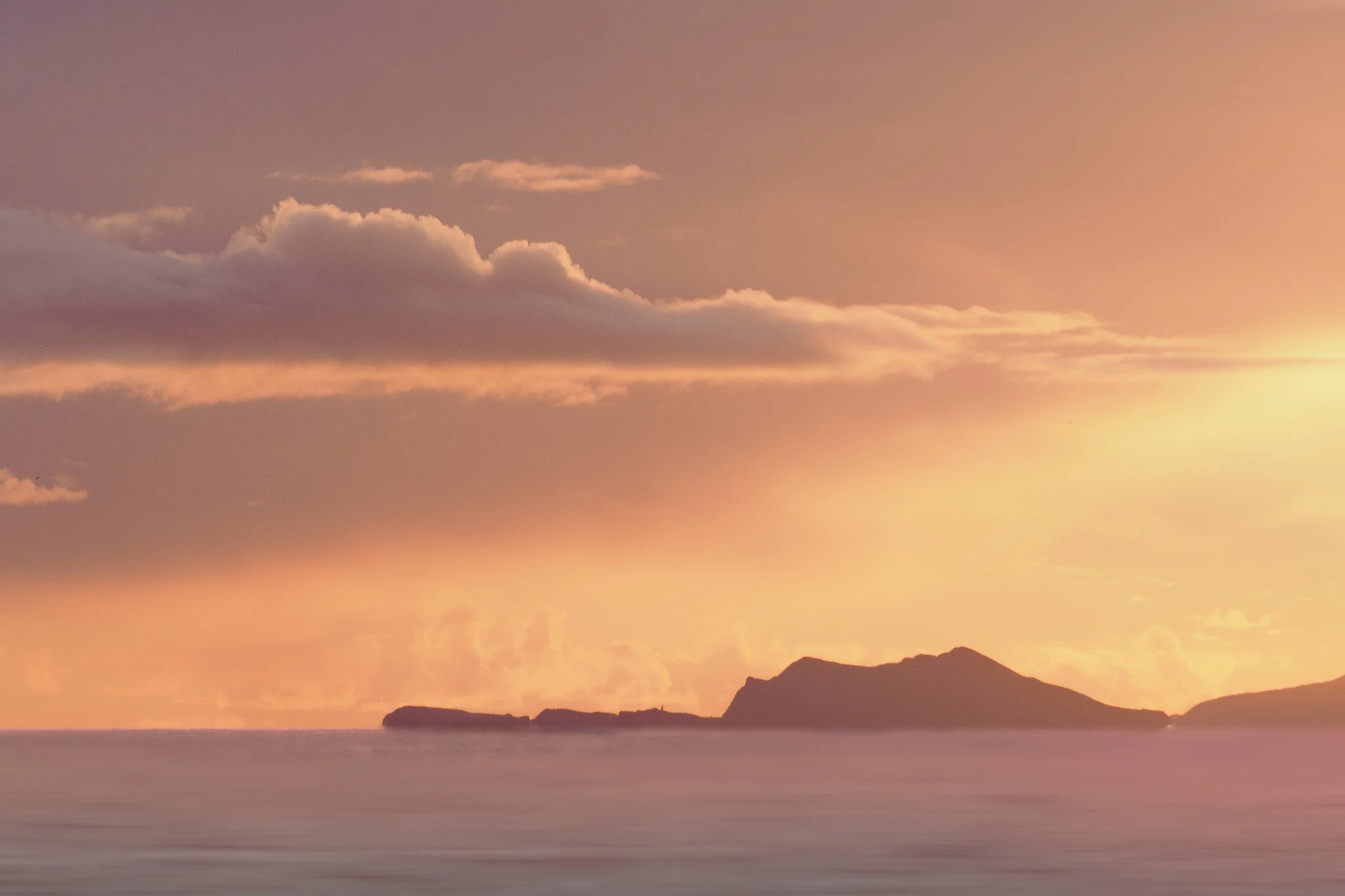 Sunset View of Channel Islands National Park from Thornhill Broome