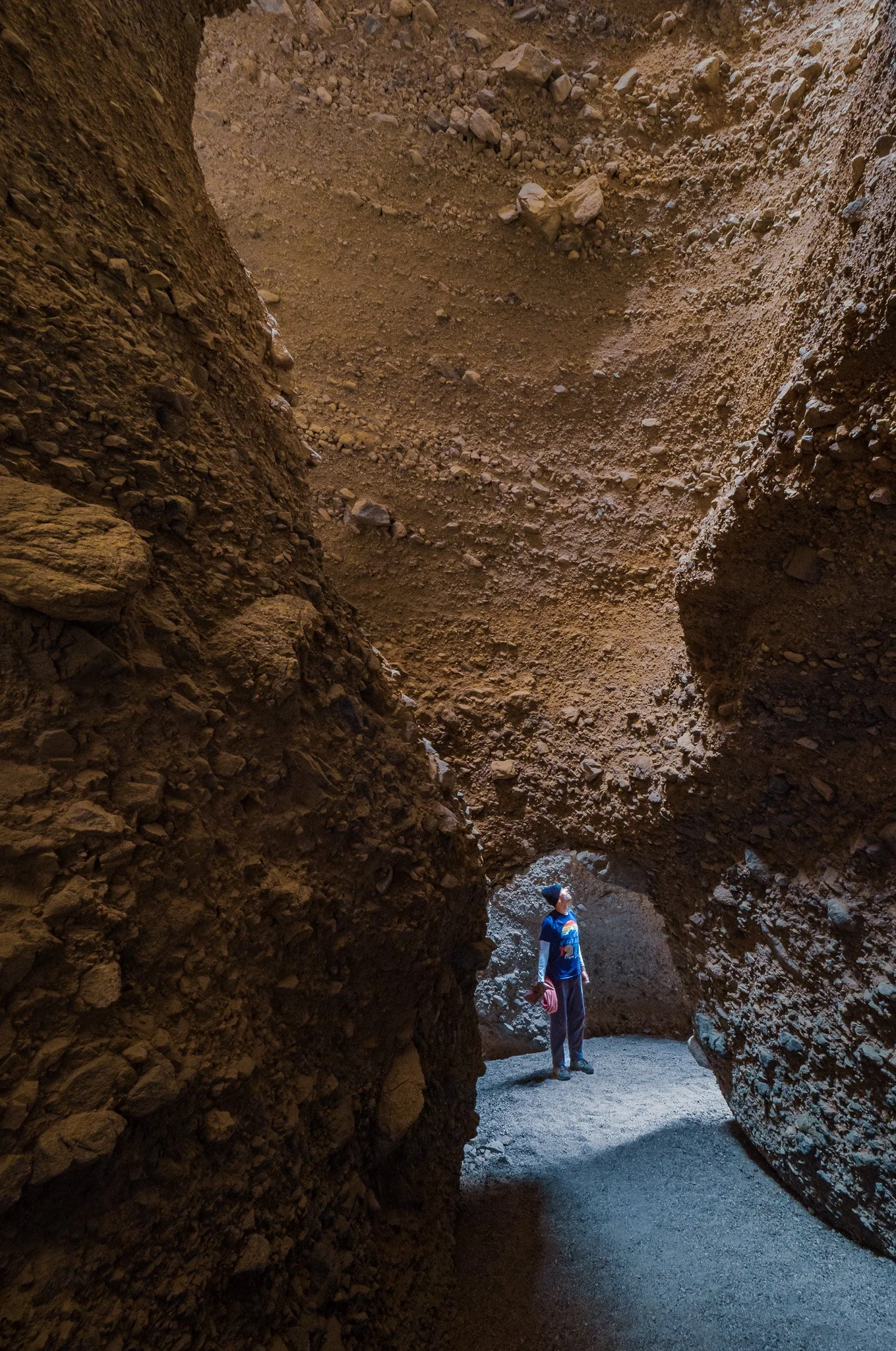Exploring Sidewinder Canyon in Death Valley National Park