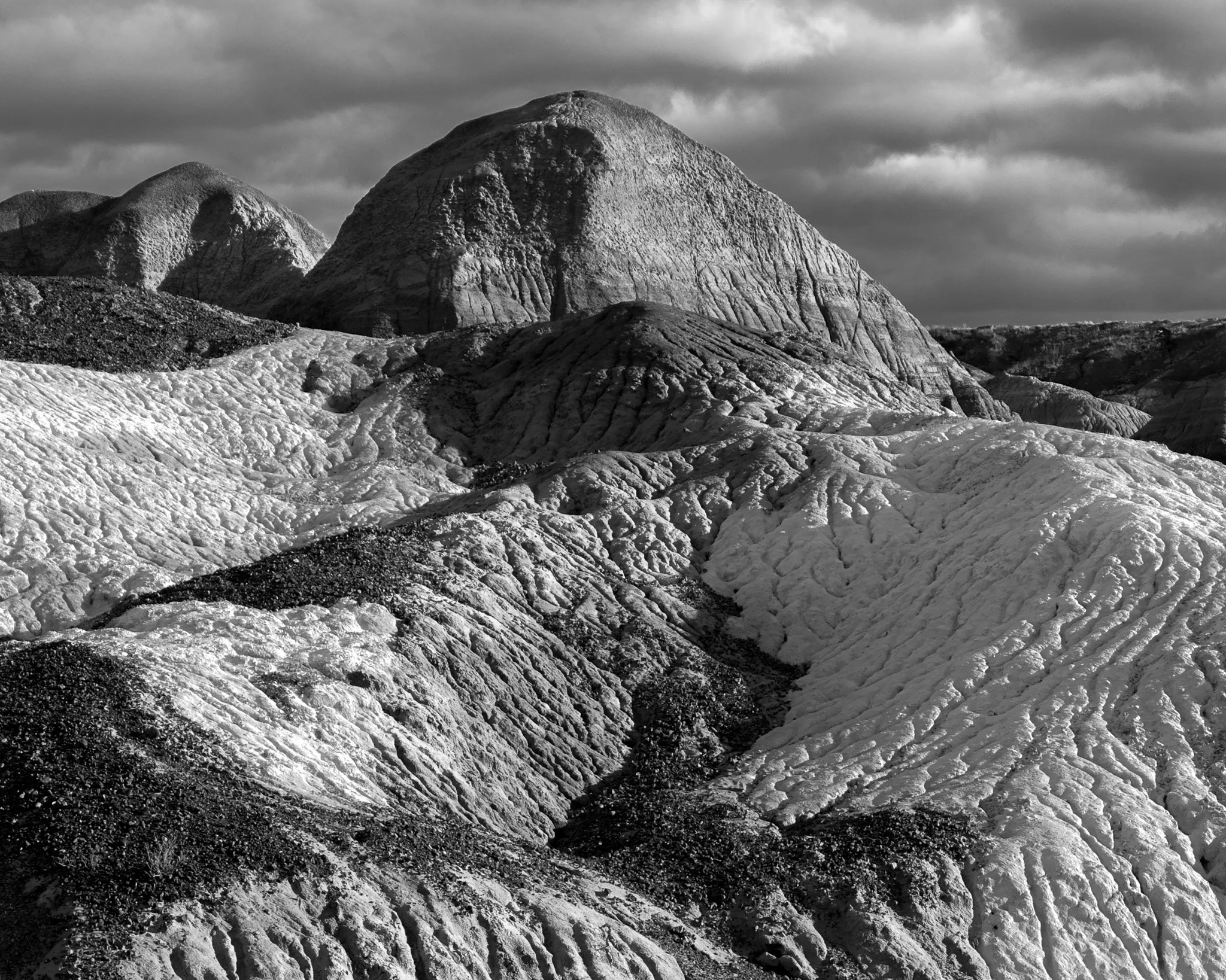 Erotically eroded badlands in Petrified Forest National Park