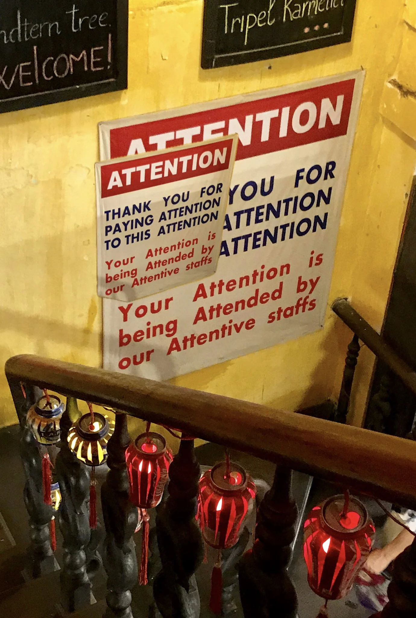The Ultimate Attention-Grabbing Sign in Hoi An, Vietnam