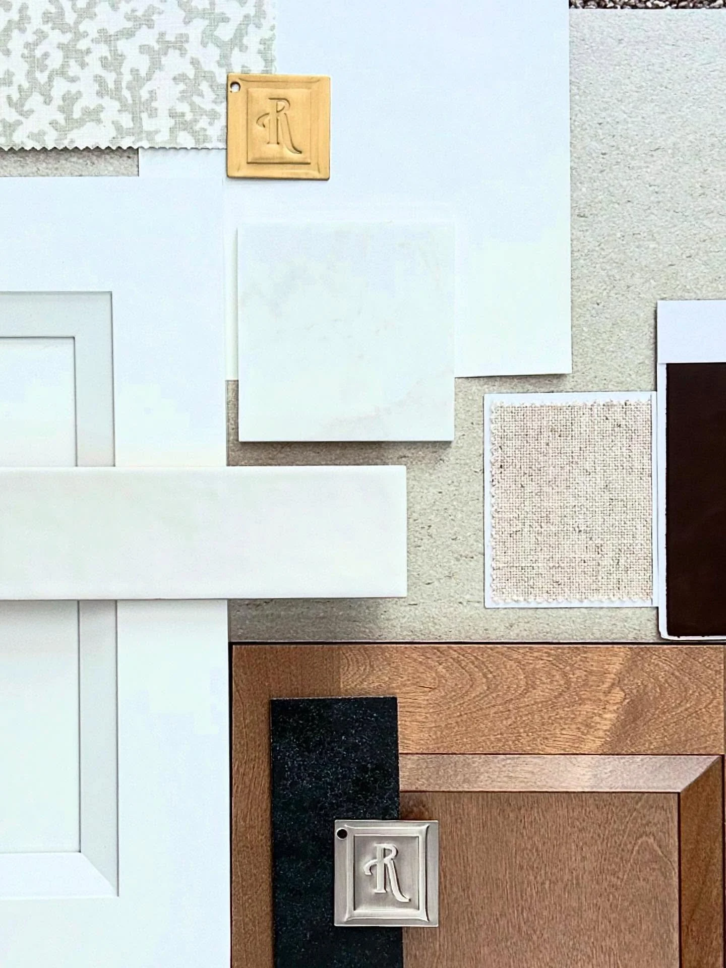 I&rsquo;m getting excited to see this project come together. In real life the white cabinet is stark white. In an effort to make it not feel so bright we are layering whites in the kitchen. A quartz top that has a crisp white background and cream and