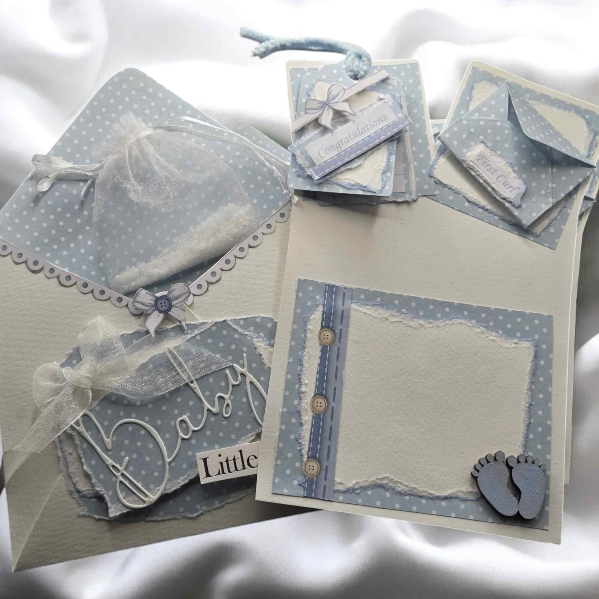 Personalised Card - Envelope Card - Baby - Open