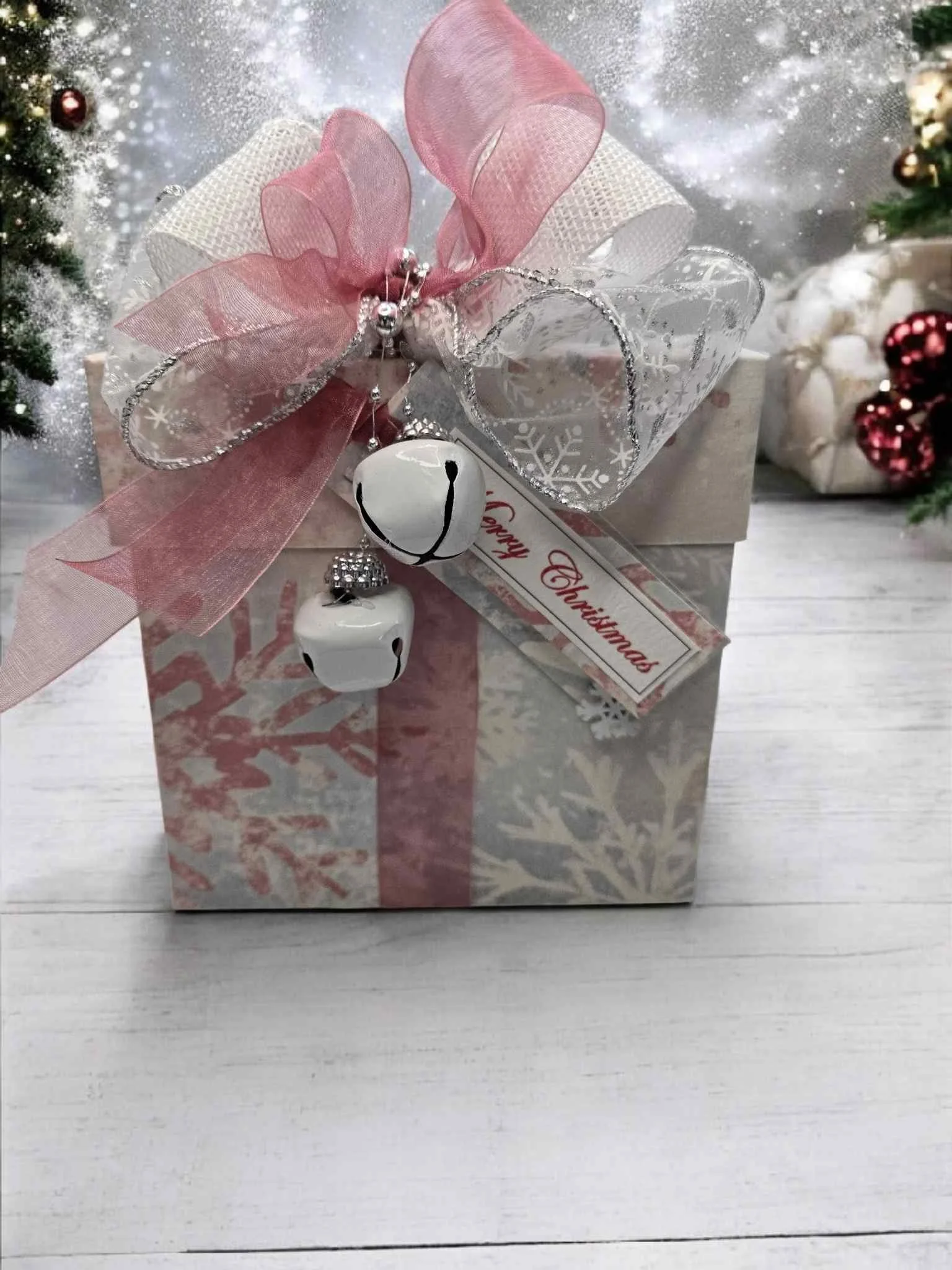 Personalised Fragranced Christmas Card - Christmas Present