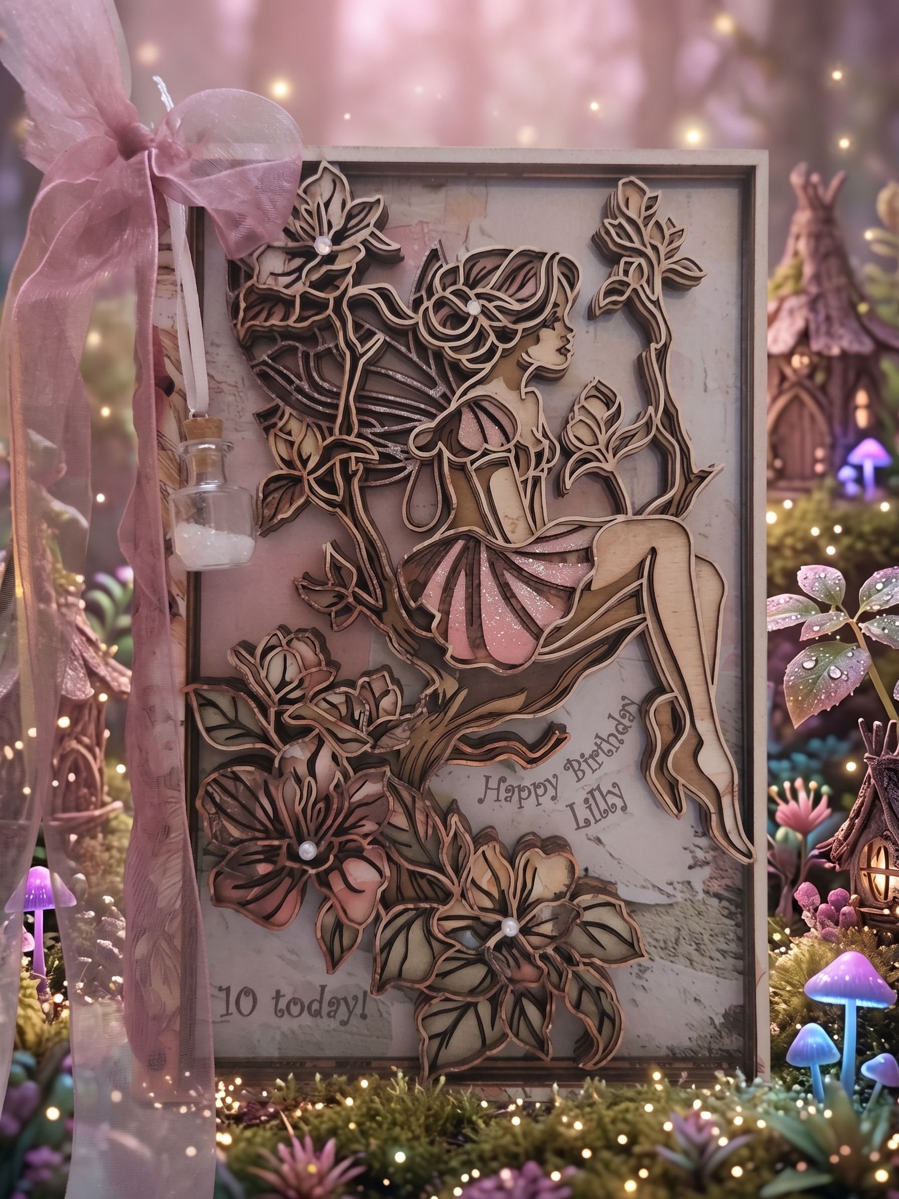 Enchanted woodland 3D fairy birthday card.jpg