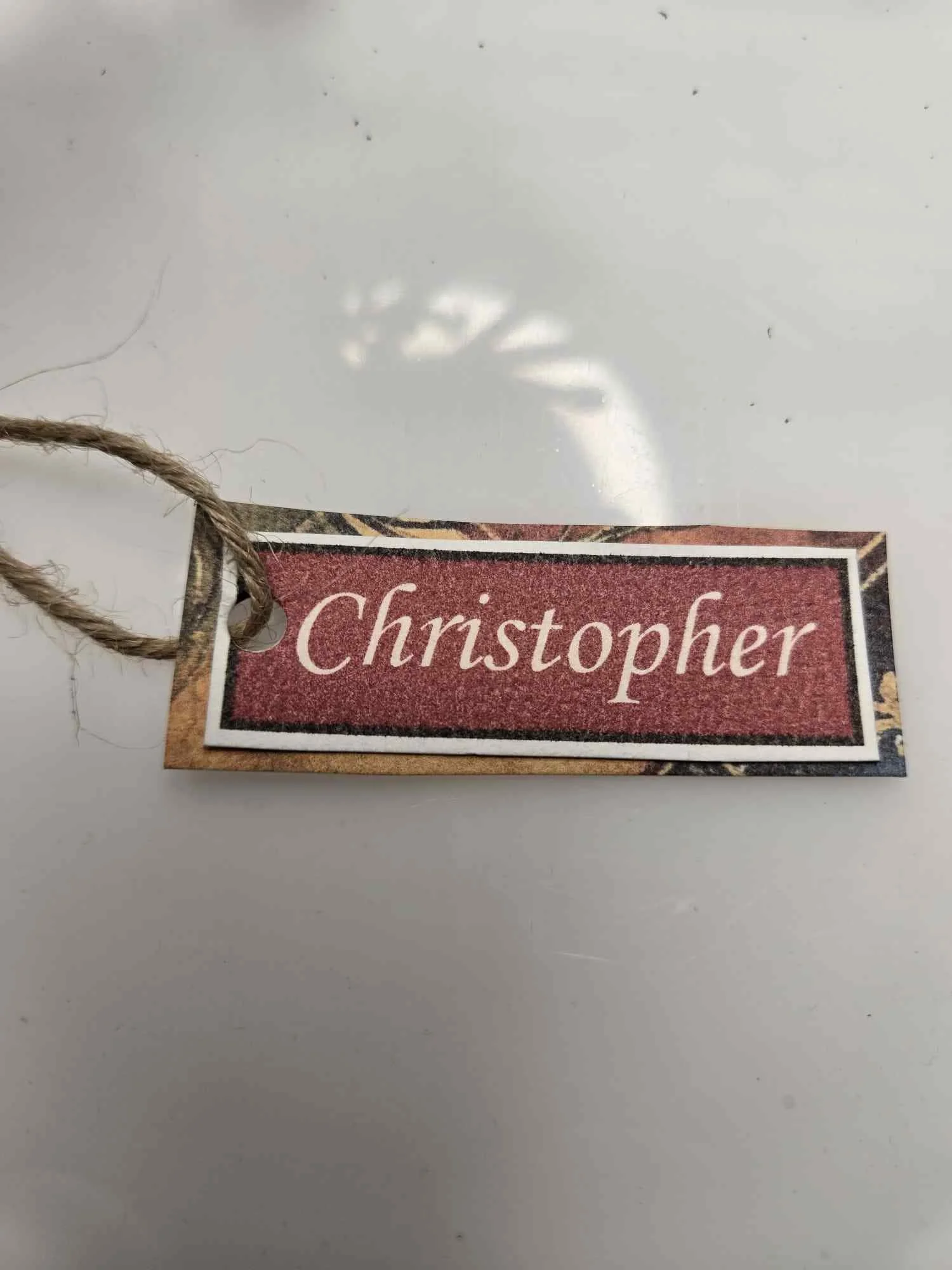 Diamond Starburst Freestanding Snowflake label