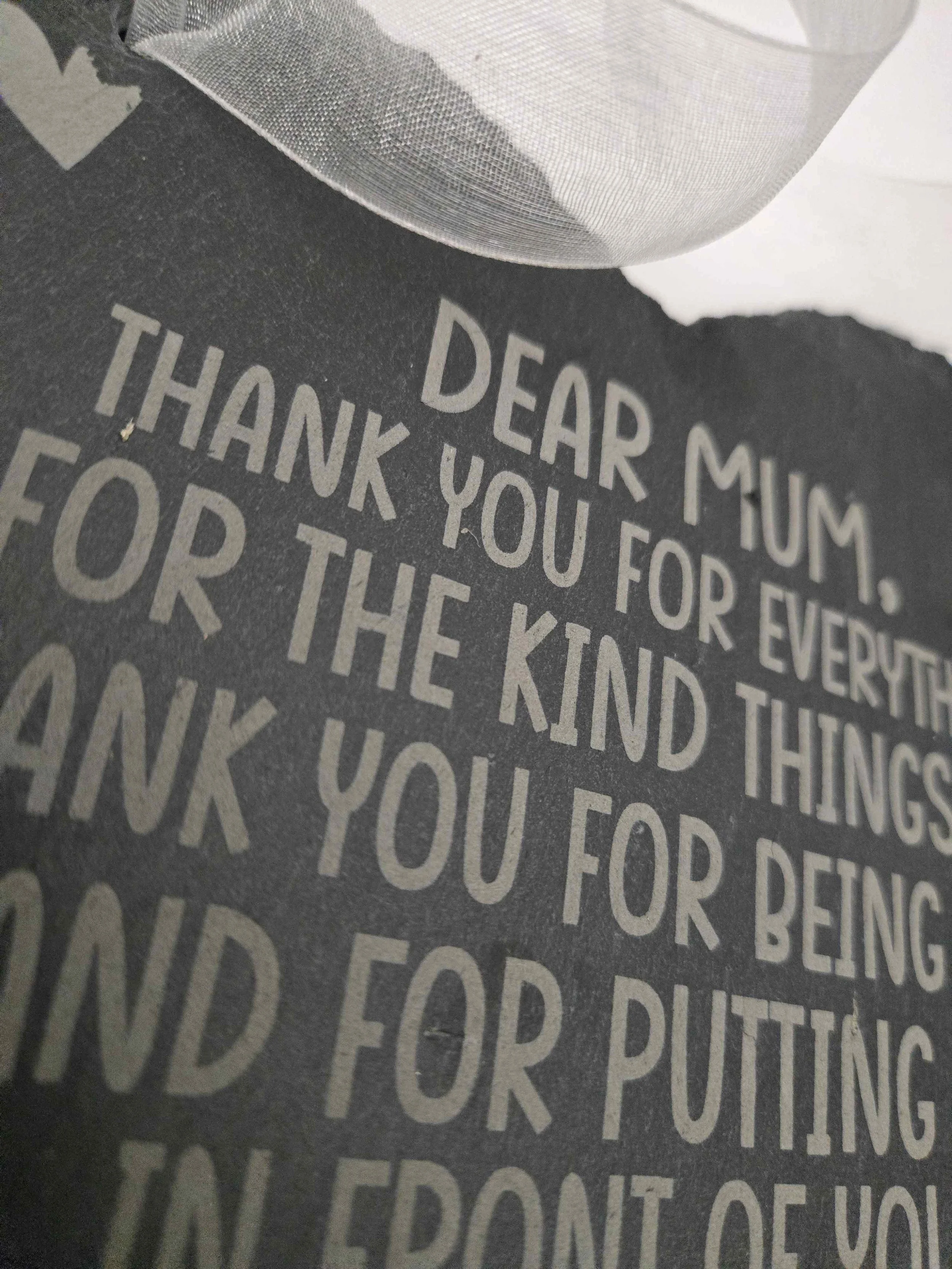 Slate Heart Mum Plaque with ribbon and Dear Mum.jpg