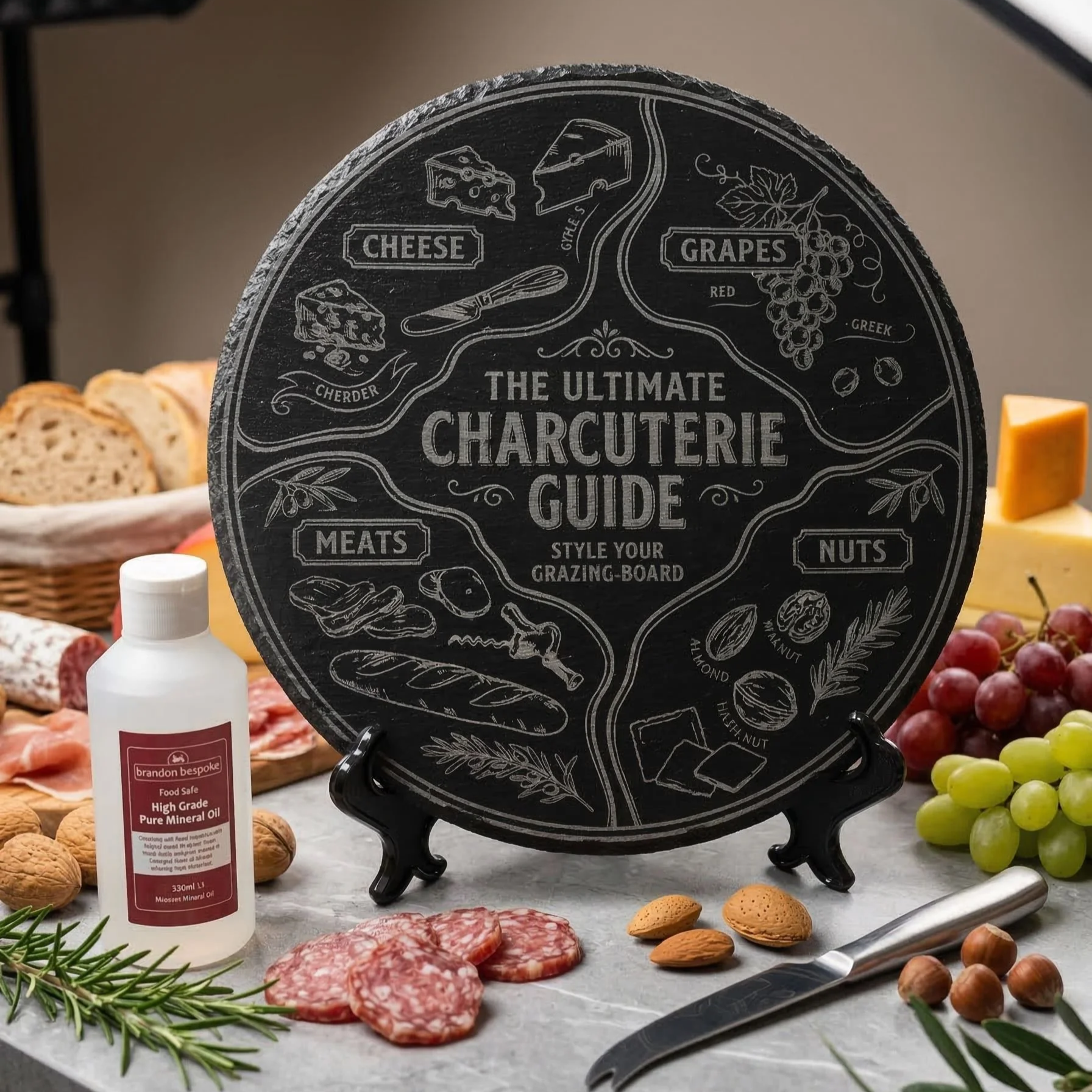 The+Ultimate+Charcuterie+Guide+laser-engraved+on+a+large+circular+natural+slate+serving+platter..png