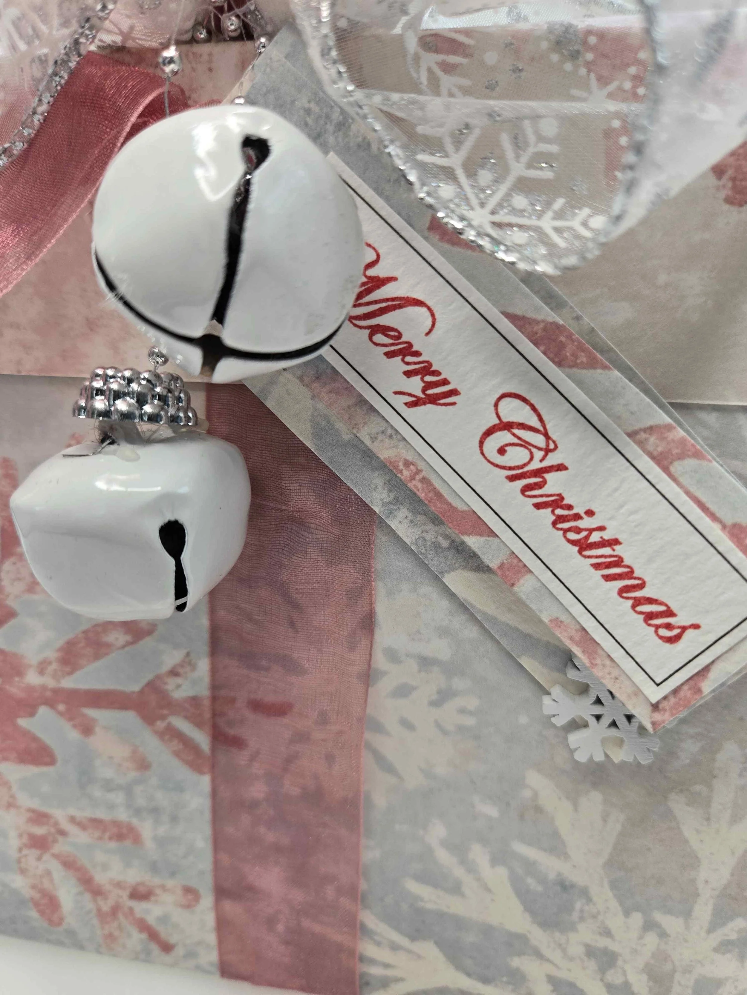 Personalised Fragranced Christmas Card - Christmas Present Close Up