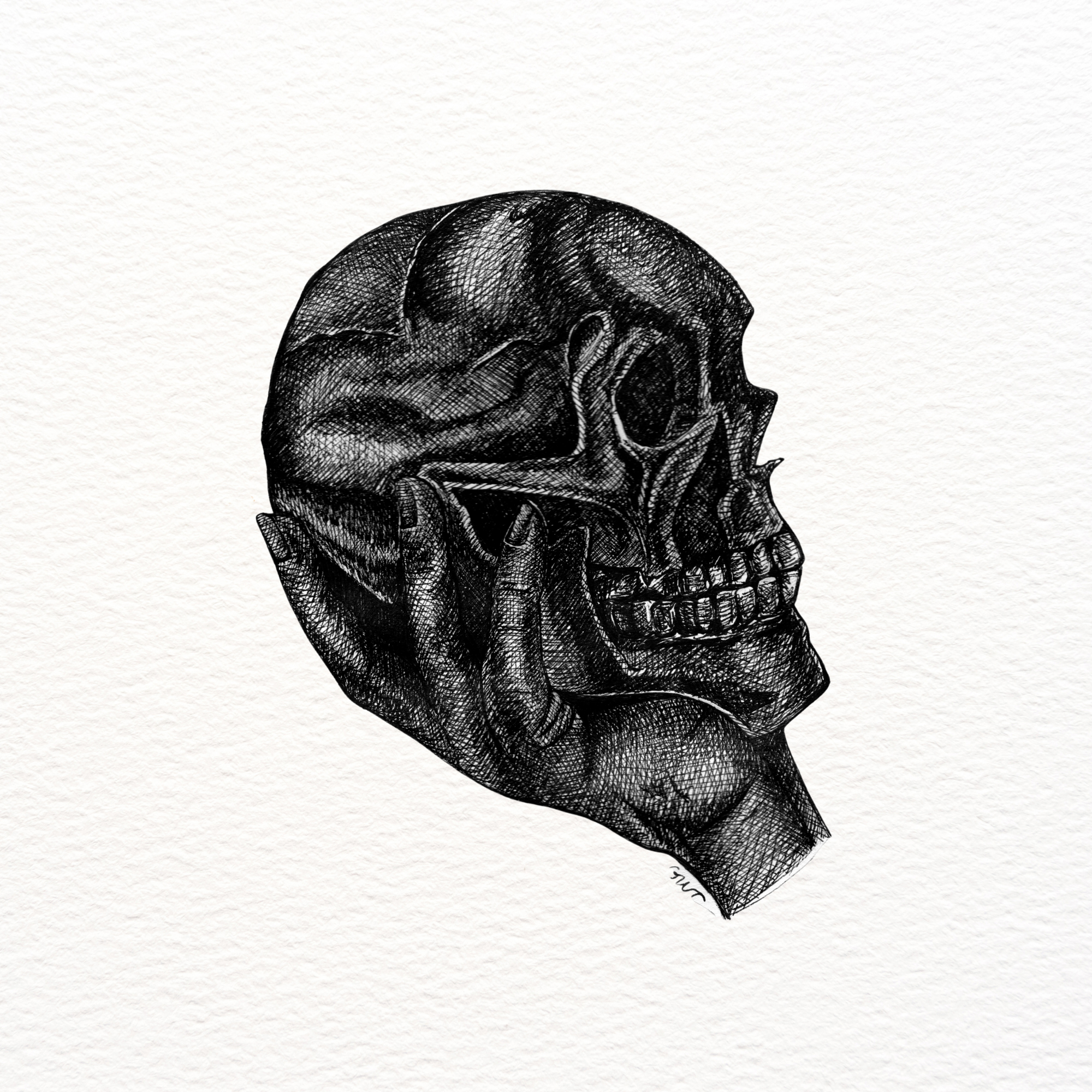 Hamlet - Skull & Hand