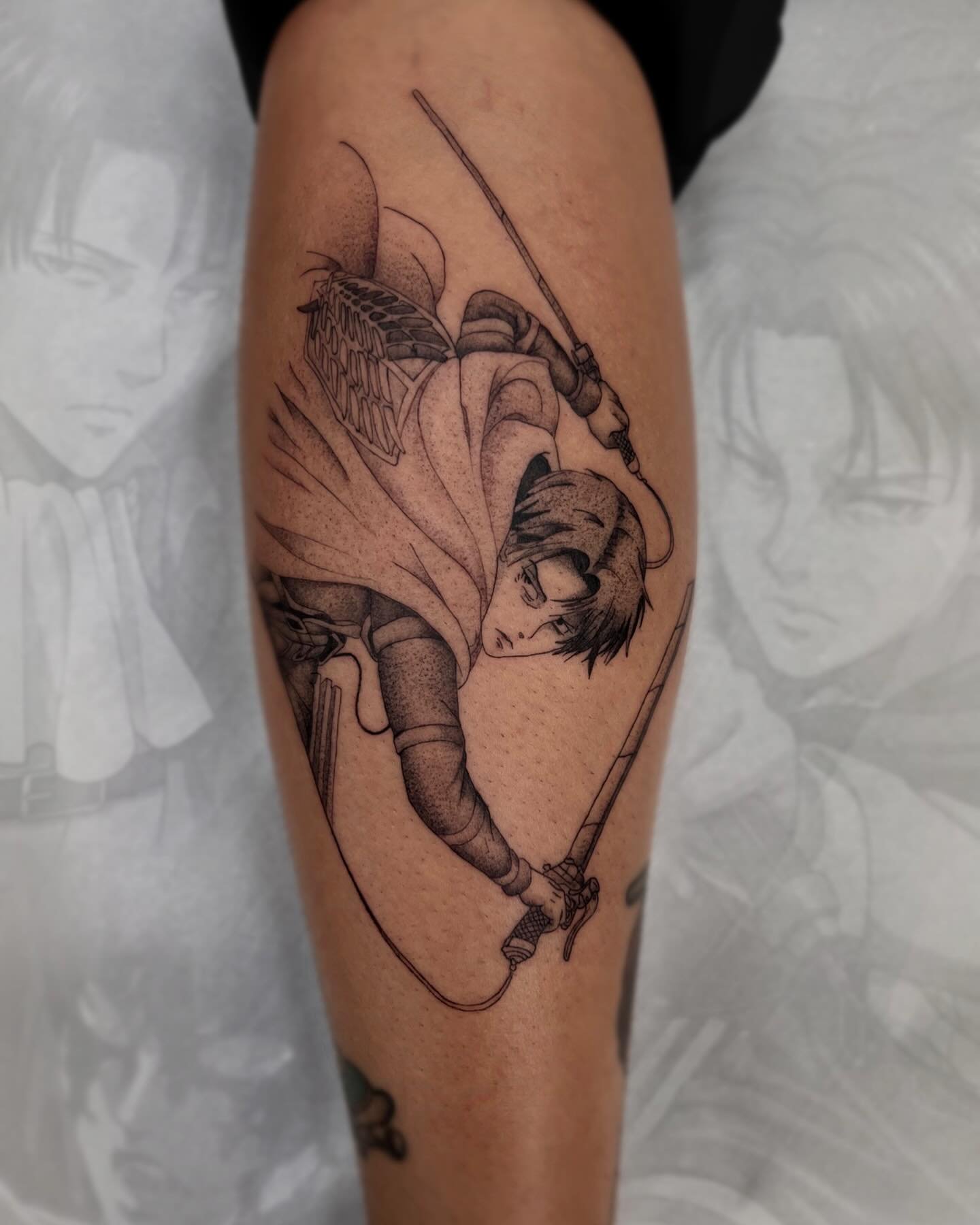 Capit&aacute;n Levi ✊🏻&hearts;️
@pablomorenotattoo