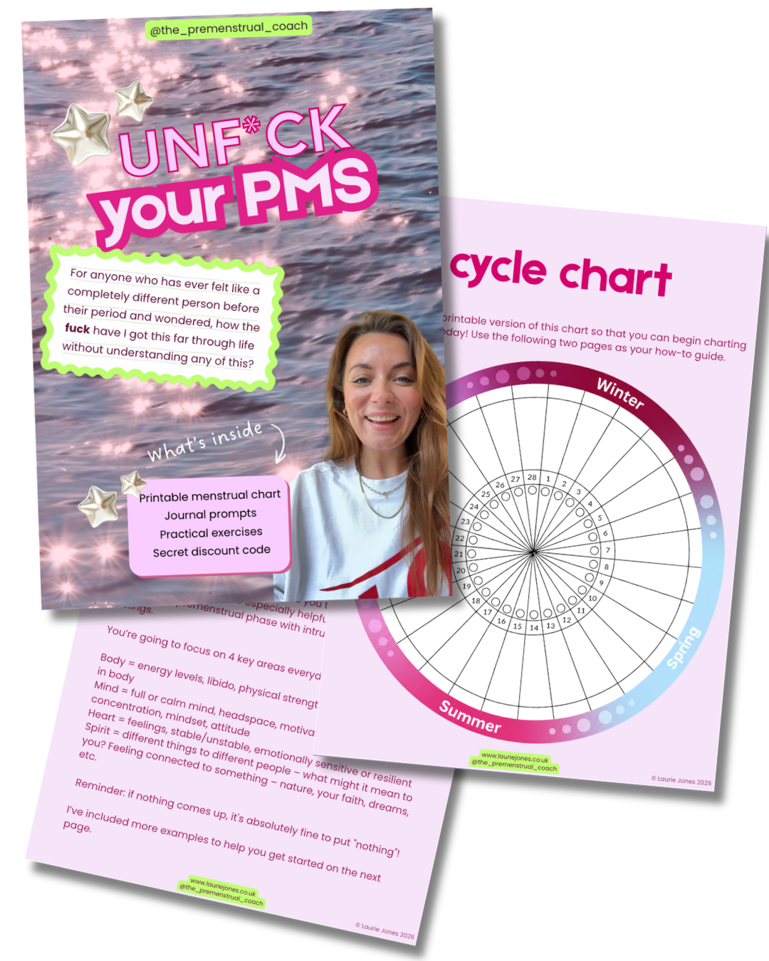 Example of the unfuck your pms workbook