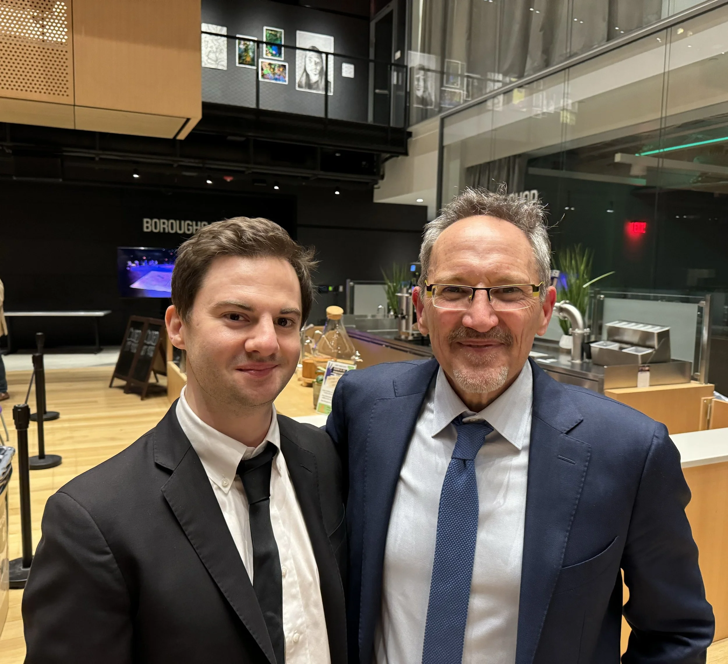 With Osvaldo Golijov, The Knights Chamber Orchestra