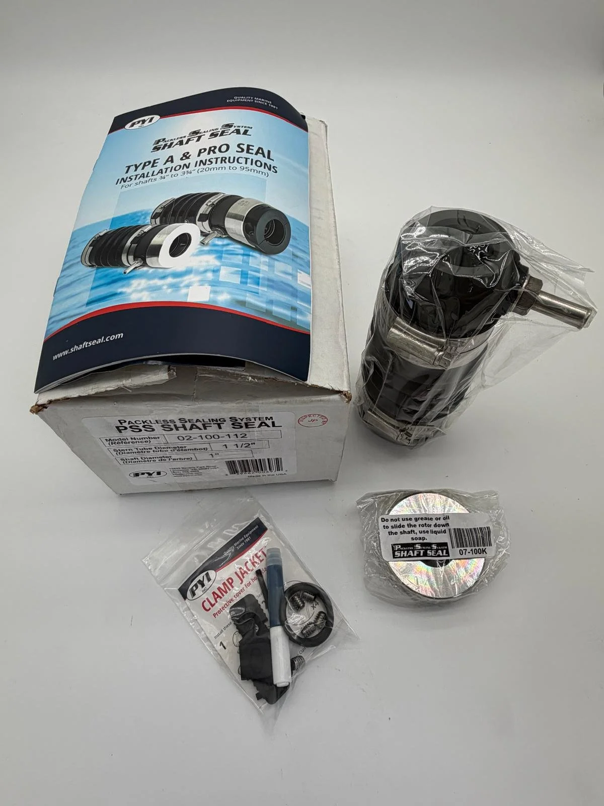 PSS 02-100-112 Dripless Shaft Seal 1"LOG 1-1/2"-1-3/4"
